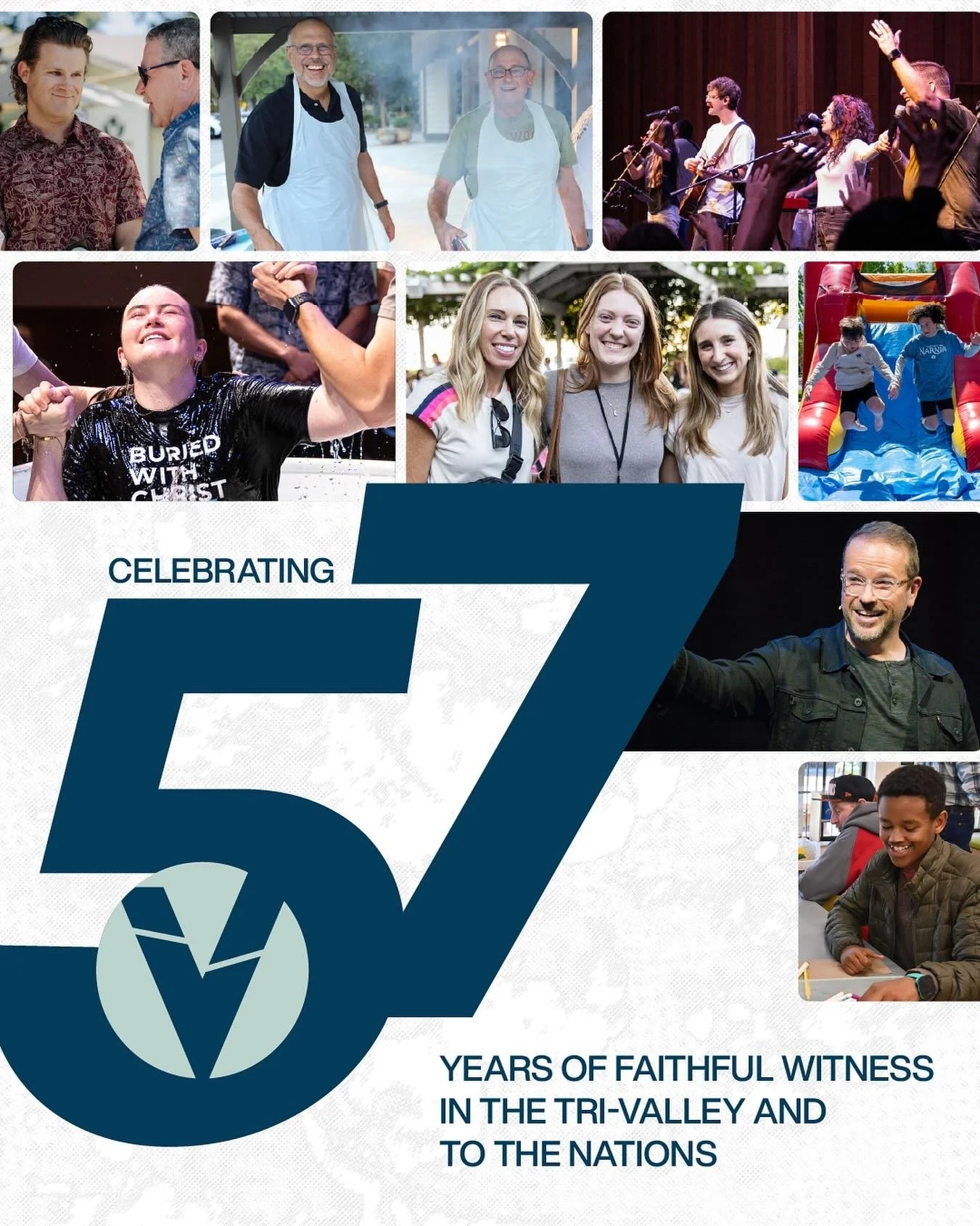 It&rsquo;s Valley Community Church&rsquo;s 57th birthday! We are thankful for God&rsquo;s grace and provision over the years, and are grateful for this community that has shared its time and gifts to help us make, mature, and mobilize apprentices of 