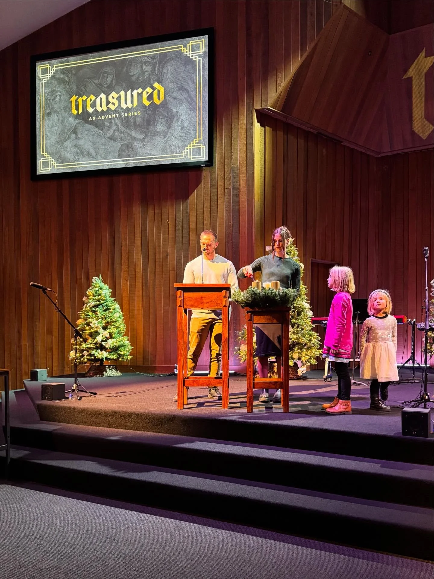 This morning was so meaningful as we worshiped together, lit the fourth Advent candle, and reflected on the tension and hope at the heart of Advent. Pastor Jake led us through Simeon&rsquo;s encounter in the temple&mdash;where Jesus is revealed as th