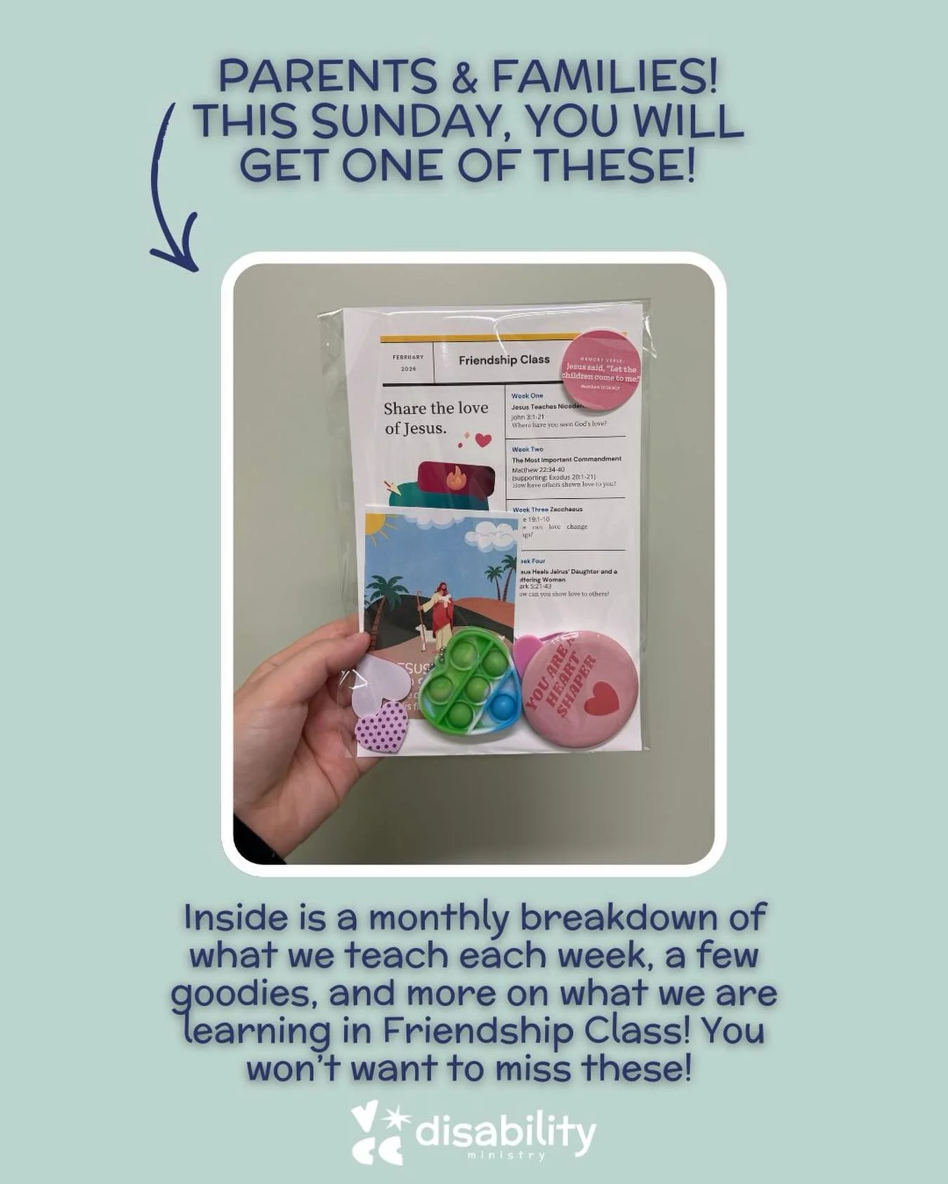 Friendship Class families! Our monthly flyers are changing&mdash;and we&rsquo;re excited about it! 🎉
We&rsquo;re adding more intentional resources to help encourage meaningful conversations and connection at home around what your friends are learnin