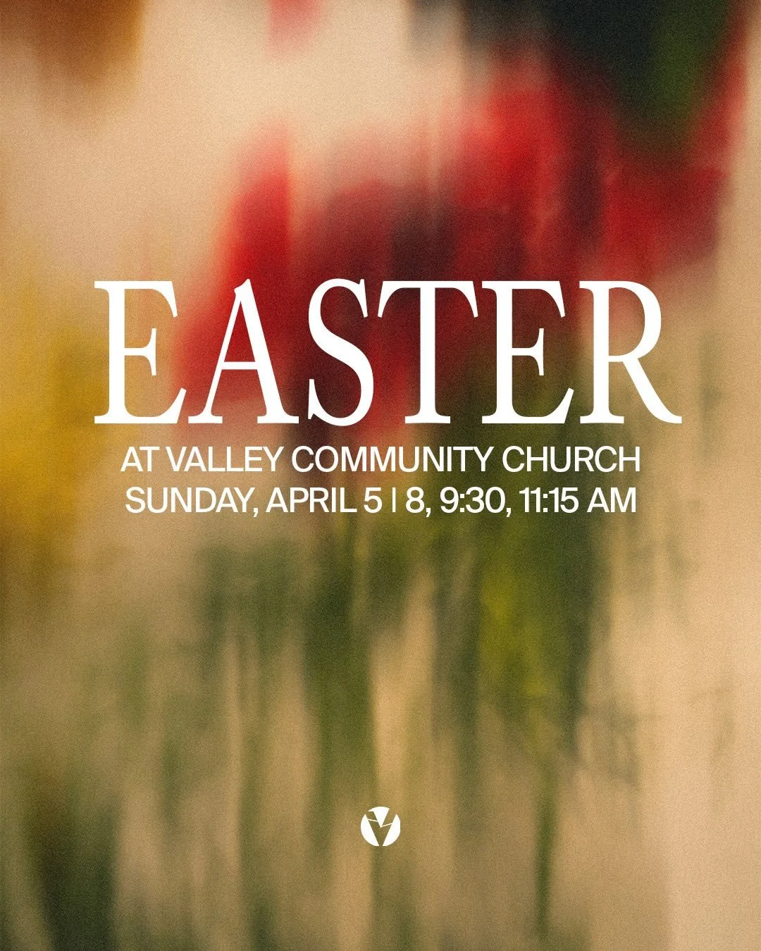 Come celebrate the incredible hope and joy found in Jesus Christ&rsquo;s Resurrection! Whether you&rsquo;re exploring faith or are a long-time church member, we&rsquo;d love for you to join us this Easter at VCC.

We&rsquo;ll spend time in uplifting 