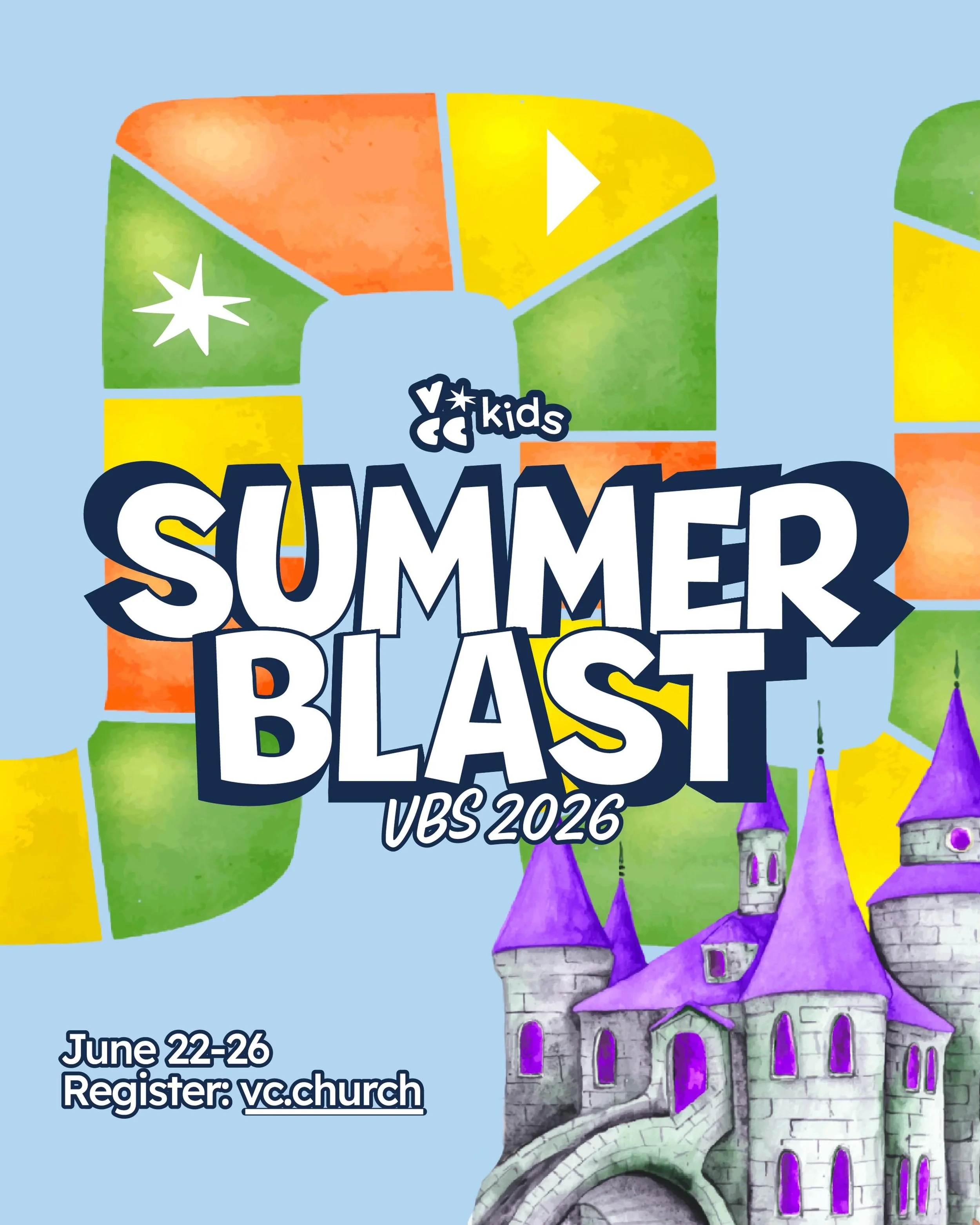 It&rsquo;s almost time for Summer Blast VBS, and we can&rsquo;t wait! Join us June 22-26 for Kingdom Quest: An Epic Journey to Discover God&rsquo;s Kingdom. 🏰

Kids will enjoy an unforgettable week filled with Bible stories, games, and more. We&rsqu