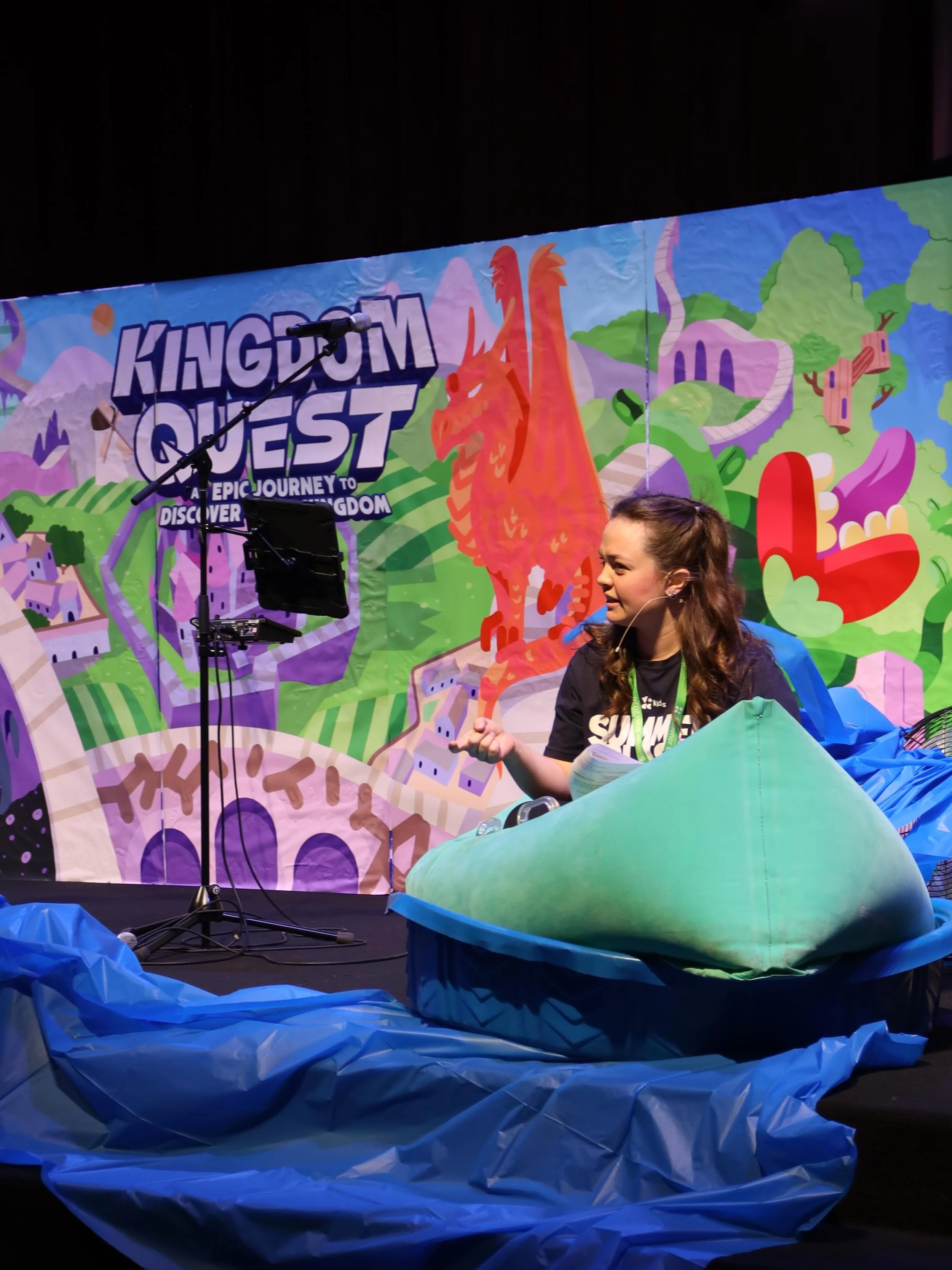 Summer Blast Day 2 ✅

Today we learned that Jesus is with us, just like He was with Peter when they walked on water. We are so excited to see kids engage with the Bible and be hungry for God&rsquo;s Word. We&rsquo;re looking forward to more time toge