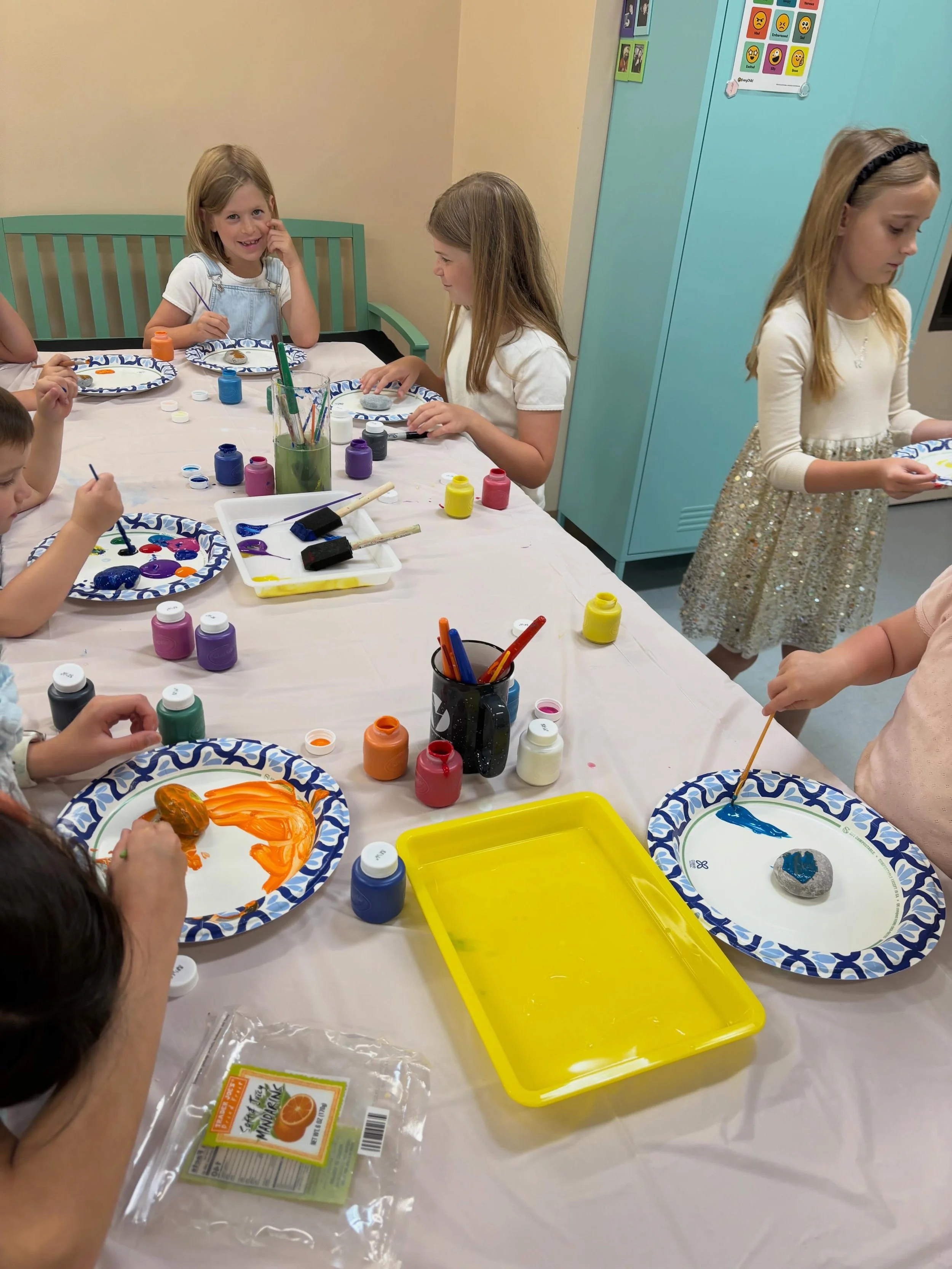 We had so much fun making &ldquo;pet rocks&rdquo; and hanging with friends today! See you at the next Pop In Play! ☀️☀️ #vcckids