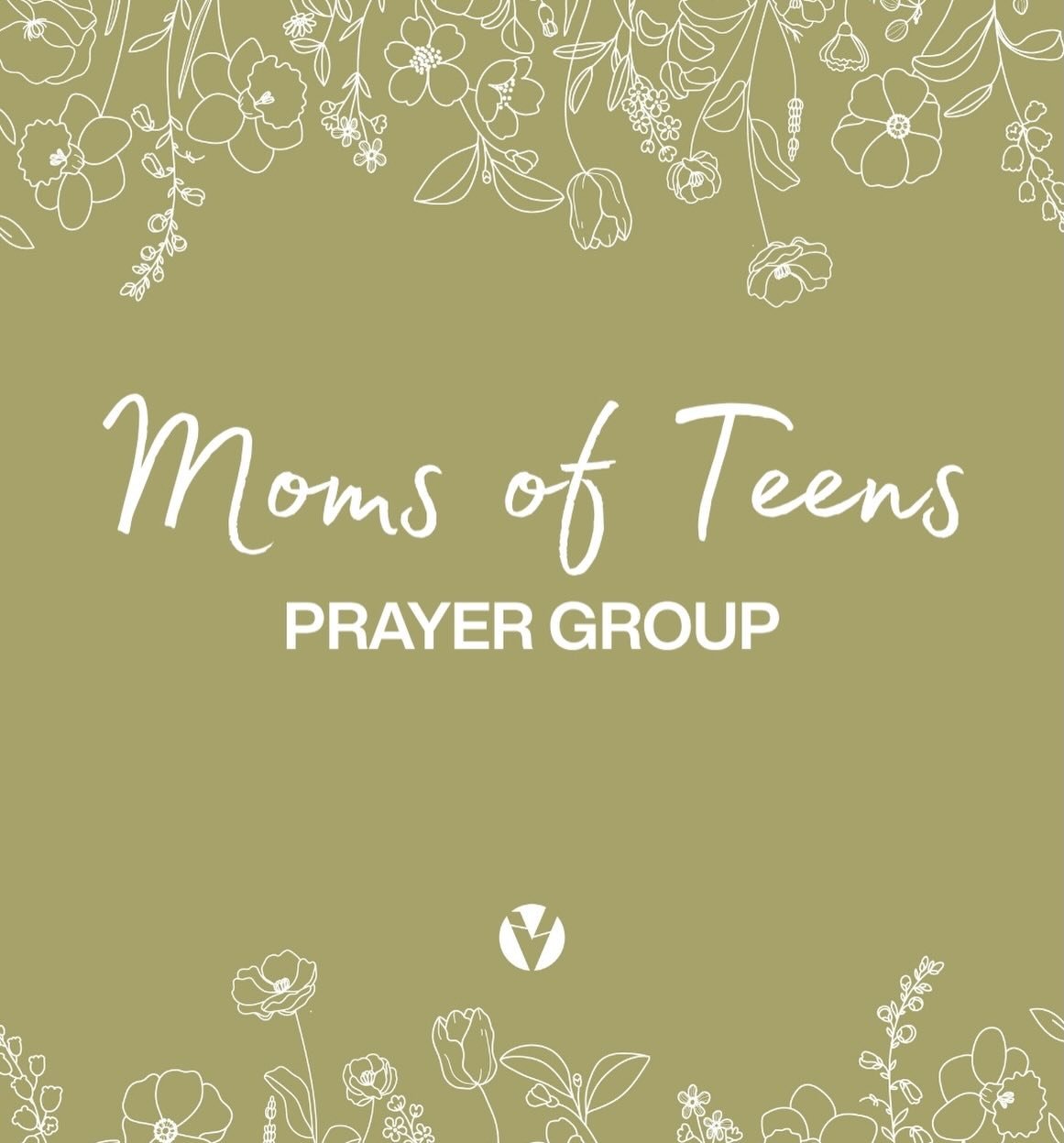 Moms of Teens Prayer Group is a casual, welcoming space to connect and pray for our children and families. We simply gather, share prayer requests, and commit to praying for one another throughout the month. We meet on the second Tuesday of the month