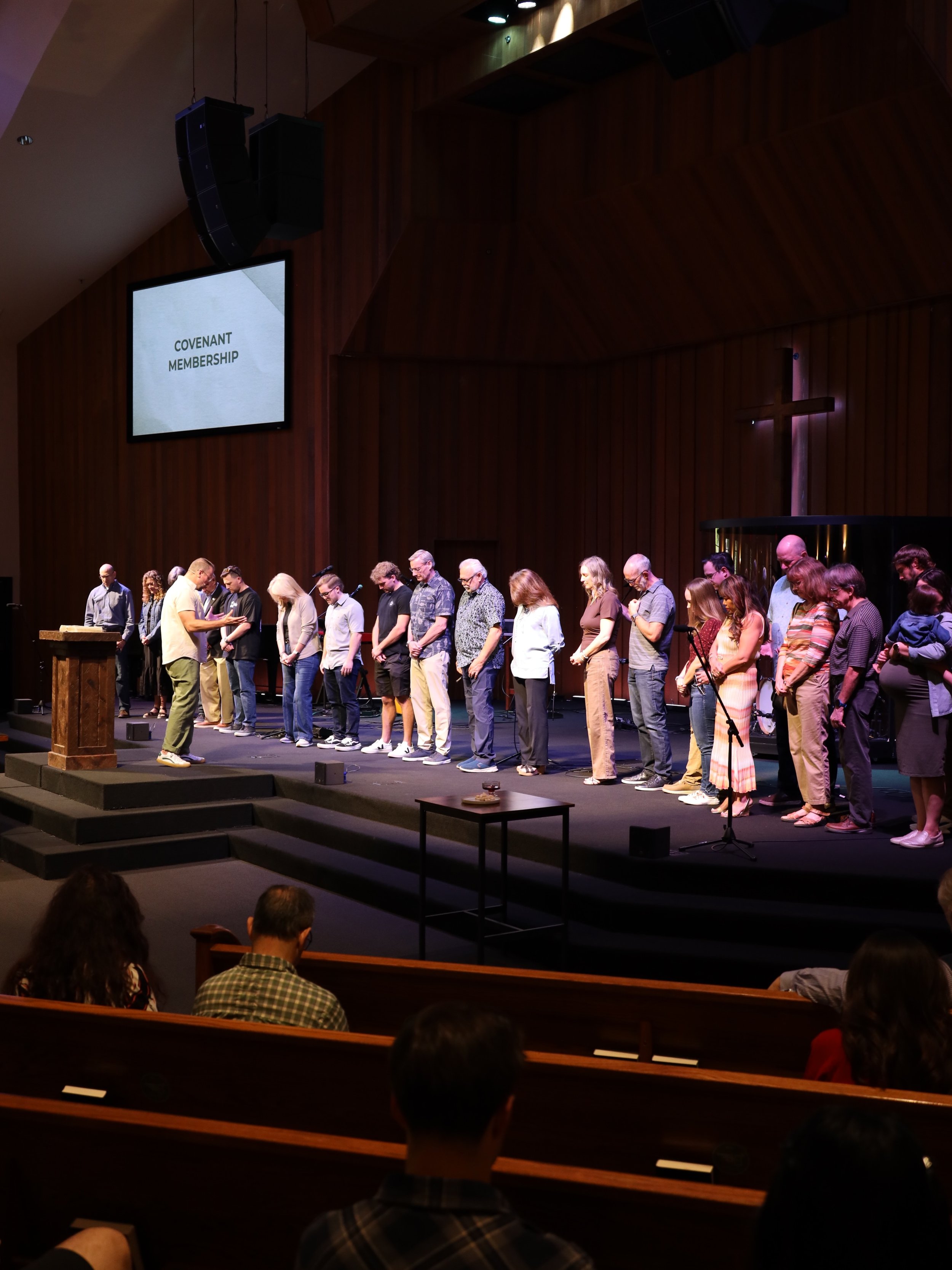 Today we celebrated 27 new members joining our church family! And Pastor Heath brought a powerful word from Romans 11, reminding us of God&rsquo;s faithfulness to His promises.

We also give thanks for an approved ballot confirming our budget and our
