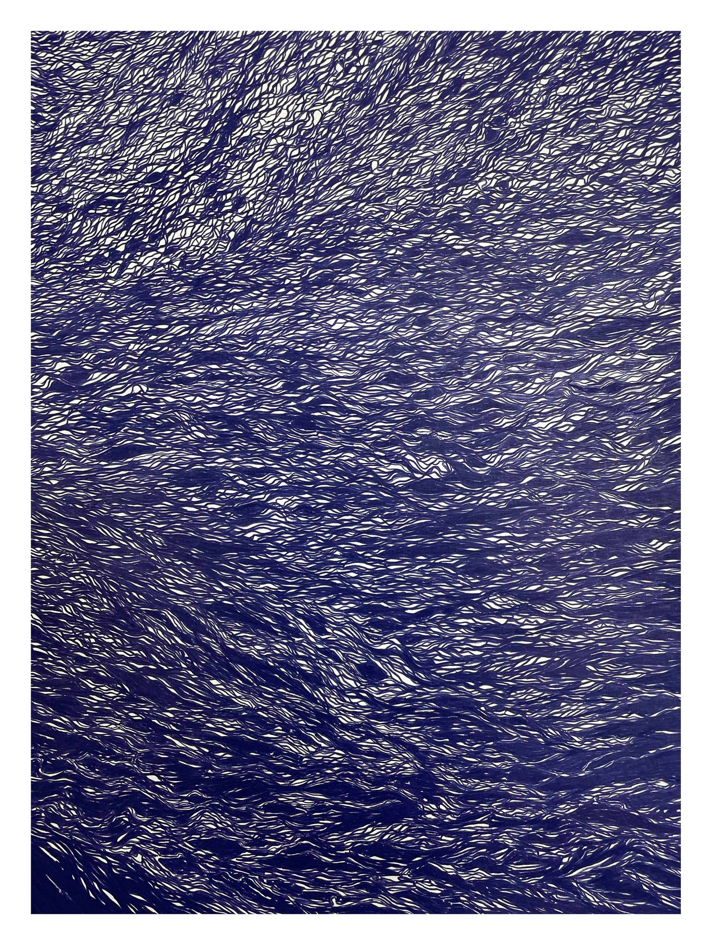 “Nıîmes 01” (2025)
Permanent colored pencil on pure cotton Arches hot pressed watercolor paper (300g/m2) Dim.: 46x61cm