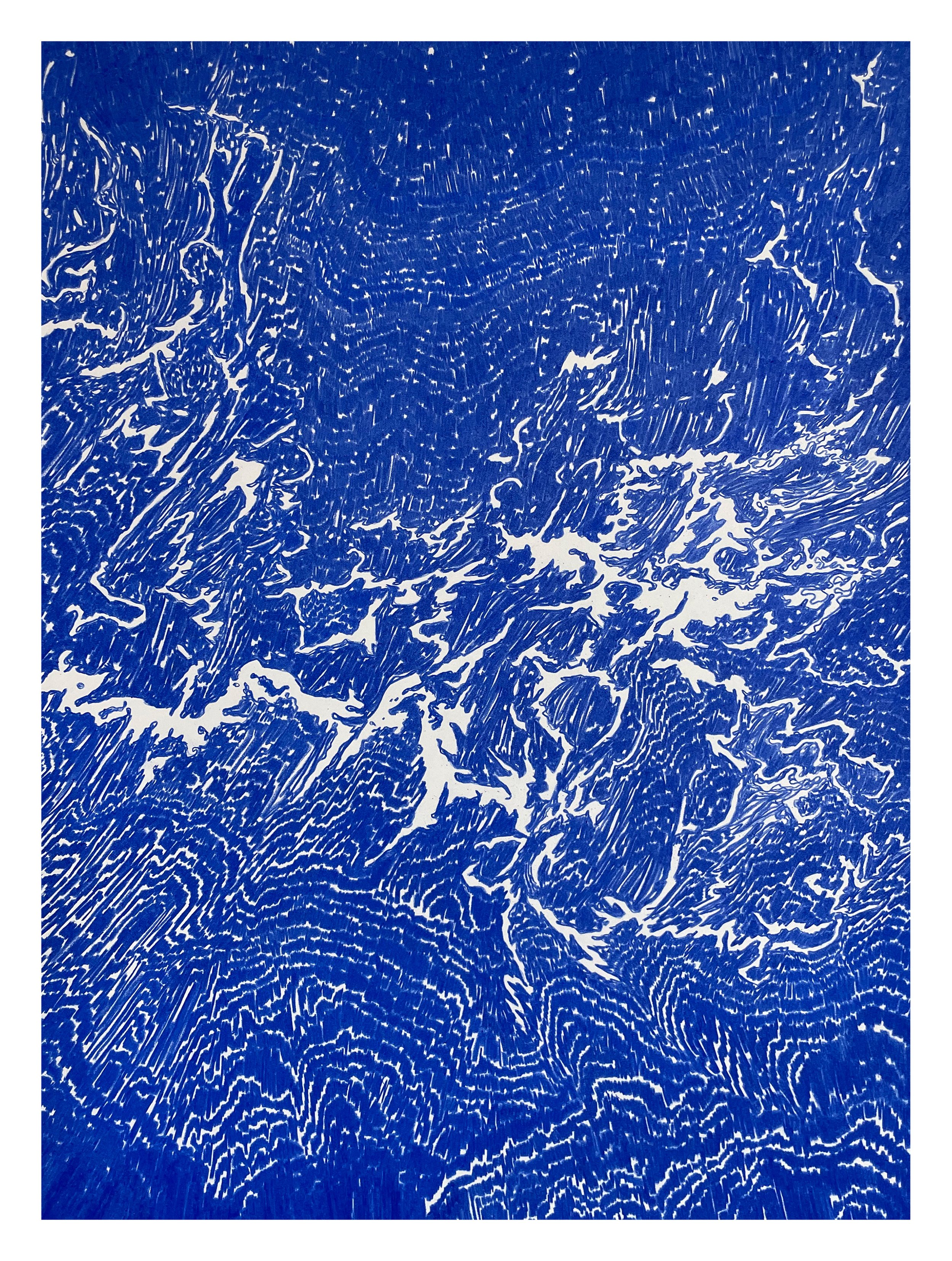 ”Moving (05)“ (2025)
Permanent colored pencil on pure cotton Arches hot pressed watercolor paper (300g/m2) Dim.: 46x61cm