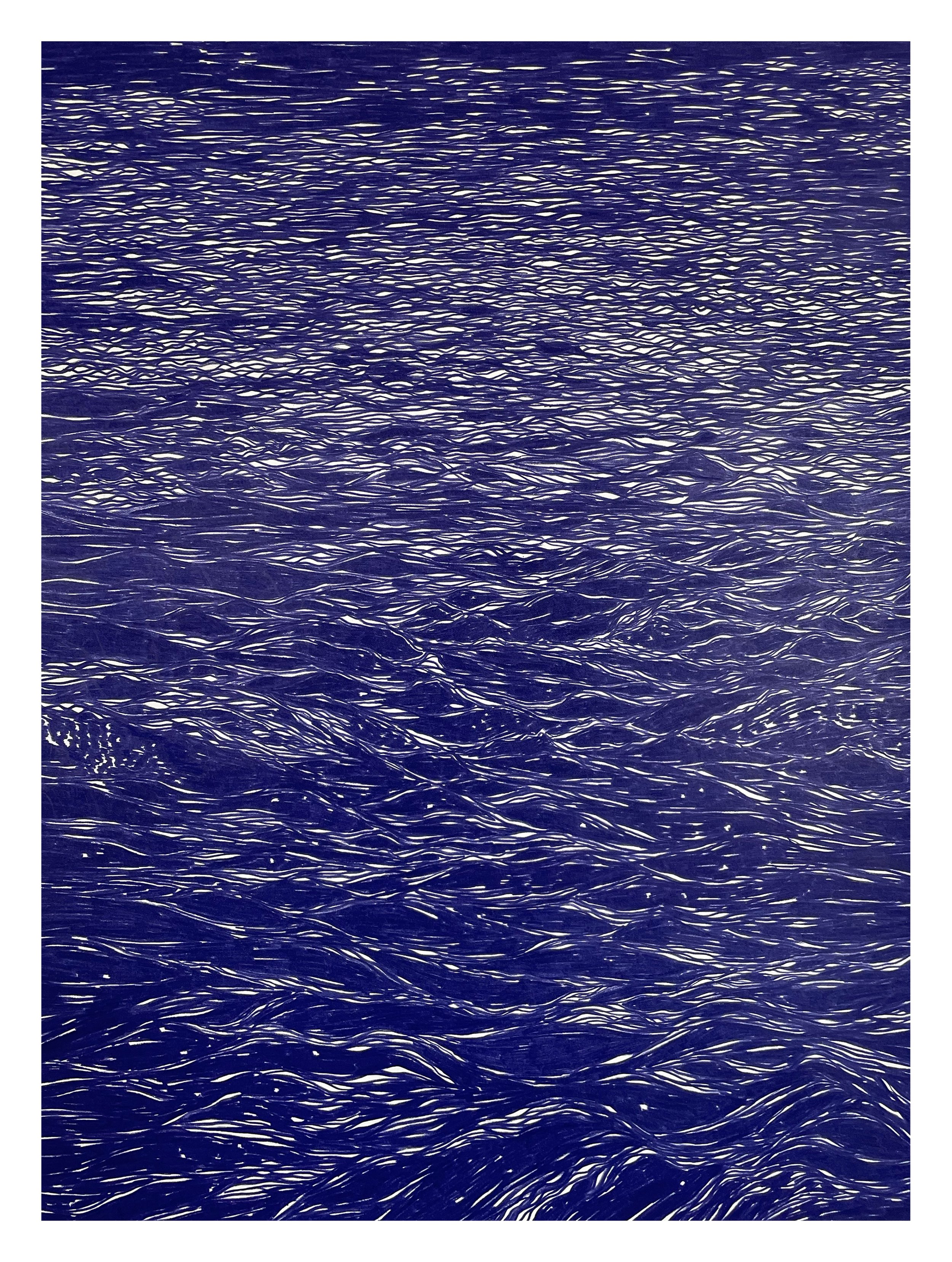 “Nıîmes 03” (2025)
Permanent colored pencil on pure cotton Arches hot pressed watercolor paper (300g/m2) Dim.: 46x61cm