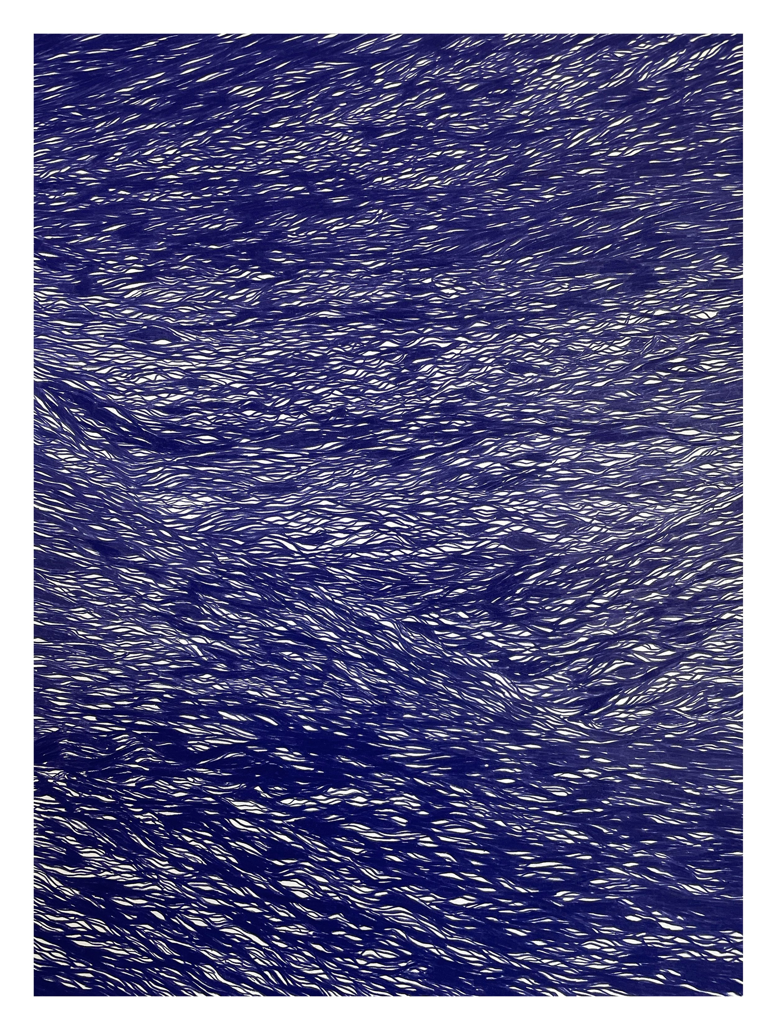 “Nıîmes 02” (2025)
Permanent colored pencil on pure cotton Arches hot pressed watercolor paper (300g/m2) Dim.: 46x61cm