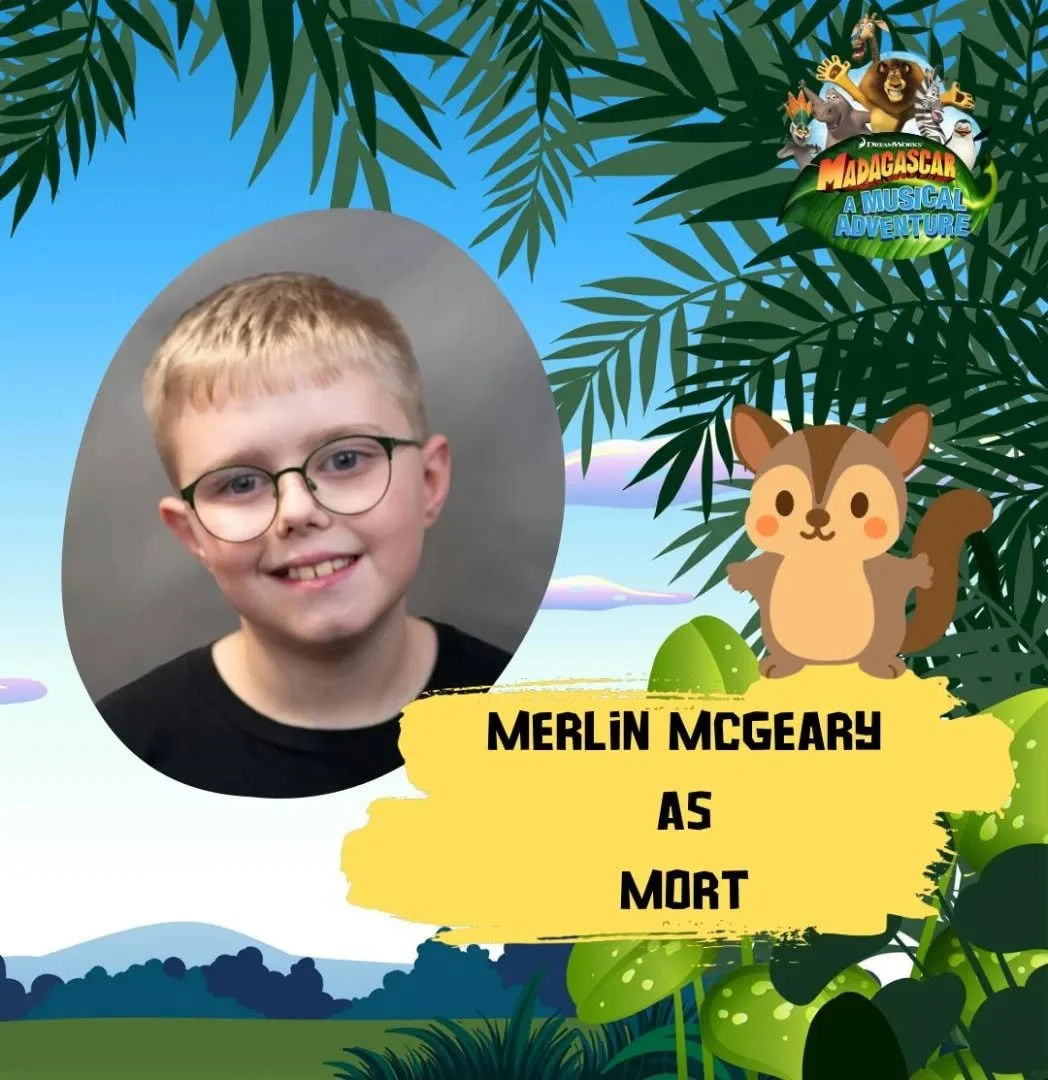 Introducing&nbsp;MERLIN MCGEARY&nbsp;as everyone&rsquo;s favourite wide-eyed, chaos-bringing, limb-flinging bundle of pure Madagascar mayhem!!

MORT 🤎

Tiny in size but HUGE in personality, Mort brings unstoppable energy, adorable mischief, and plen