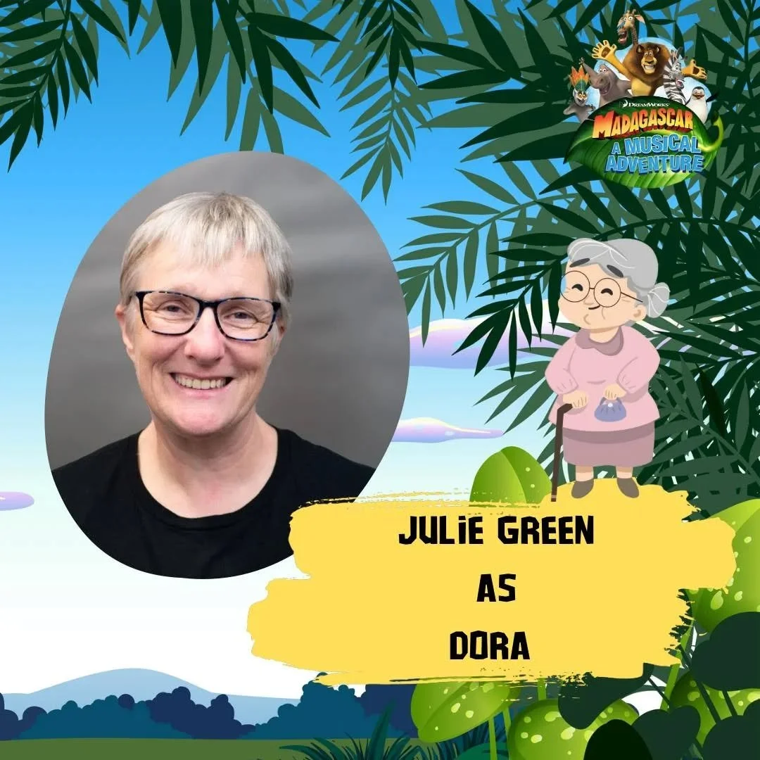 Introducing JULIE GREEN as the gloriously grumpy, laugh-out-loud... 
DORA 👵

✨Dora packs a punch and Julie brings every bit of sass, spark and side-splitting attitude to this unforgettable character.
Get ready for feisty fights, hilarious surprises,
