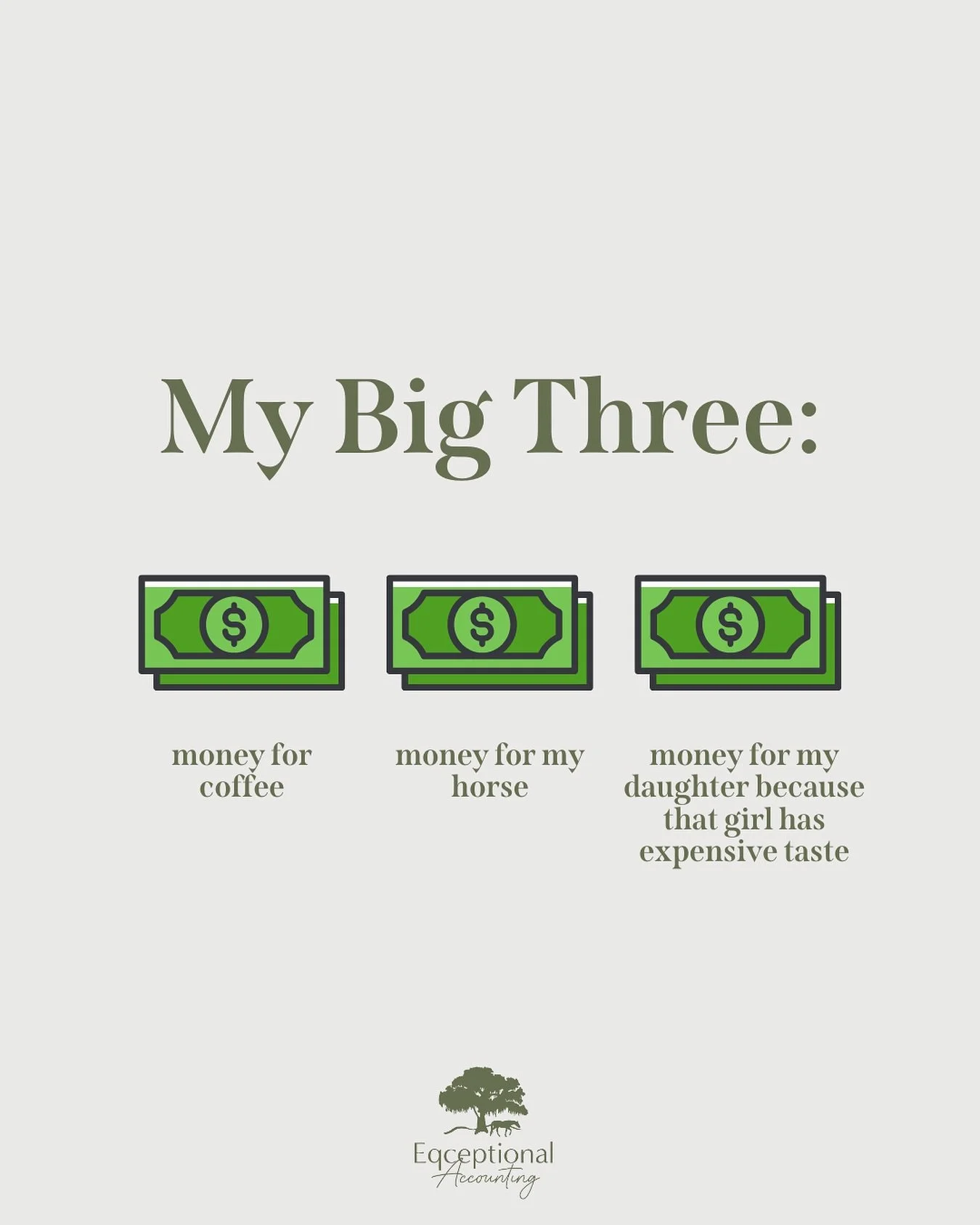 Coffee. Horses. That daughter with the $30 taste in $3 places.

Budgeting might be serious business&mdash;but around here, we make sure the things that matter most always have a line item.

Being financially confident doesn&rsquo;t mean you never spl