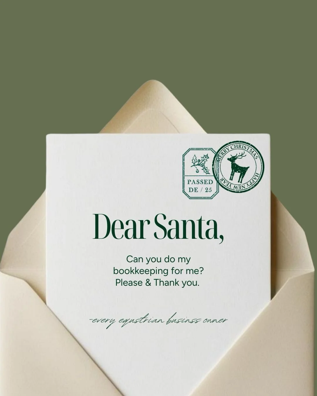 If your Letter to Santa or Wish List look like this, this is your sign to hire a bookkeeper!

DM &ldquo;BOOKKEEPING&rdquo; to snag your spot for 2026 before we close our books for the year!

#bookkeepingforequestrians #bookkeepingforsmallbusinesses #