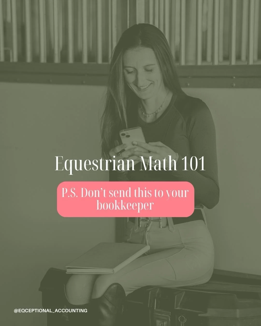I know we all want our equestrian math to work, but that&rsquo;s not how it goes and I&rsquo;m here to call you out on it 👏🏼 😂

#equestriansofinstagram #bookkeepingforequestrians #equinebusiness #bookkeepingtips