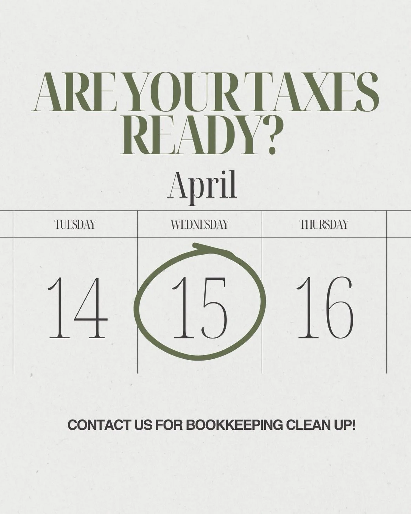 It&rsquo;s coming up quick! Don&rsquo;t give your accountant access to a messy QuickBooks. Let us get you cleaned up for a smooth tax season!

#taxseason #bookkeepingcleanup #equinebusiness #womeninbusiness #bookkeepingforequestrians