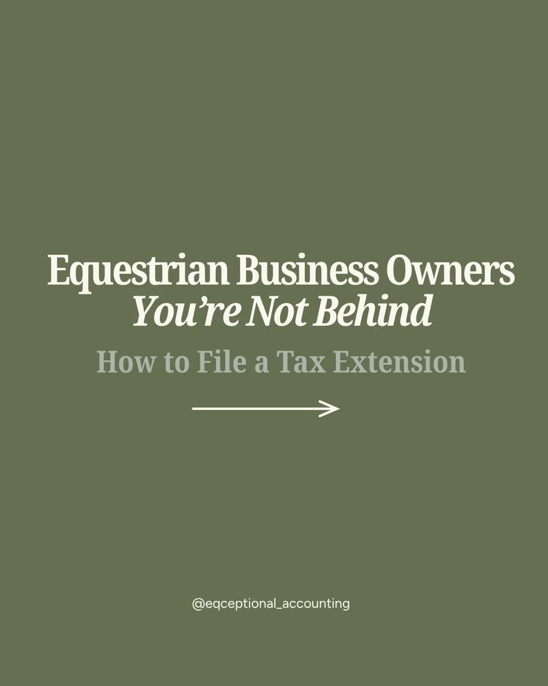 Taxes are due tomorrow&hellip; now&rsquo;s the time to file your extension if you need more time!

Once you&rsquo;ve filed for your extension, you&rsquo;ll have 6 months to file your 2025 taxes.

If you need help getting organized, download our free 
