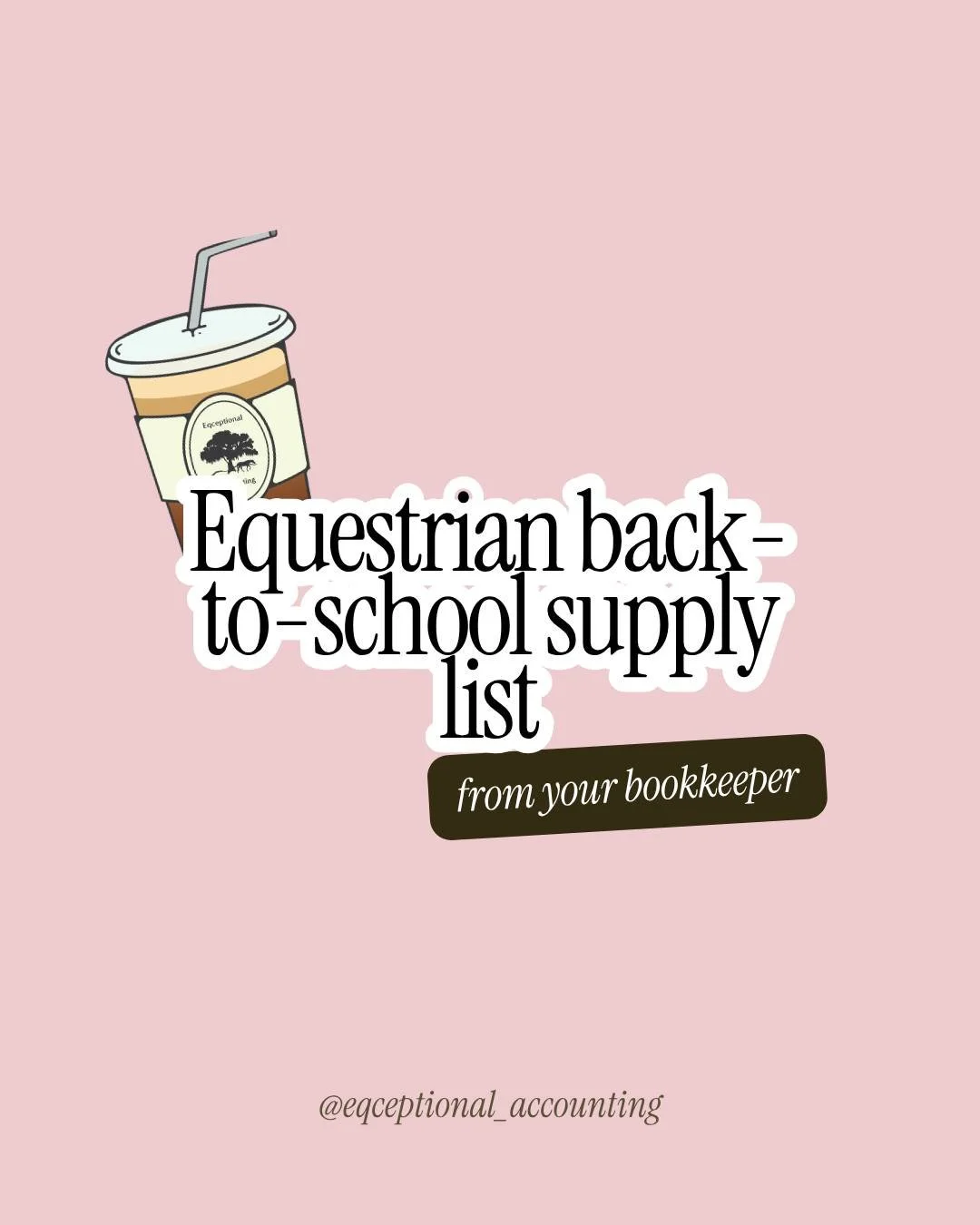 It&rsquo;s back-to-school season! As your unpaid bookkeeper, here&rsquo;s my checklist for how you should get your business on track.

If you have any questions, don&rsquo;t be afraid to reach out!

#bookkeepingforequestrians #equestrianbookkeeping #