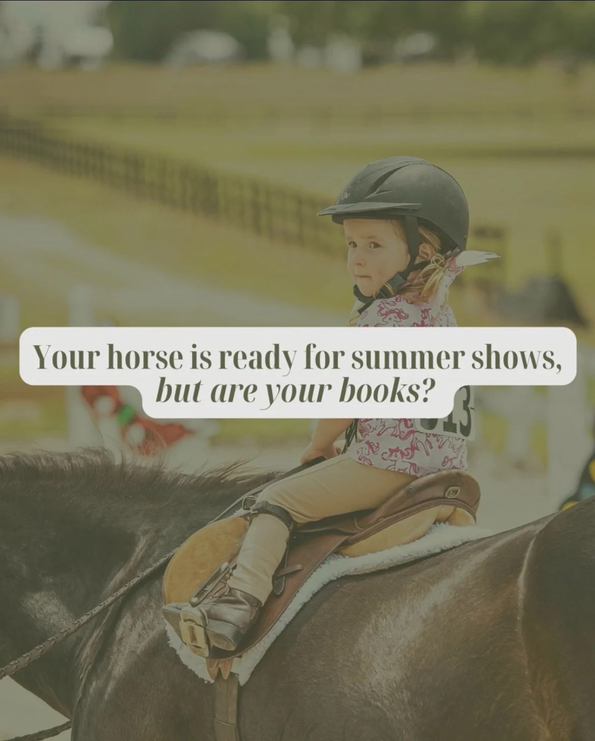 As the WEC Summer Series ramps up here in Ocala, this is your reminder to give your finances the same attention you give your horses!

#horseshowlife #bookkeepingtips #bookkeepingforequestrians #equestriansofinstagram #bookkeepersofinstagram