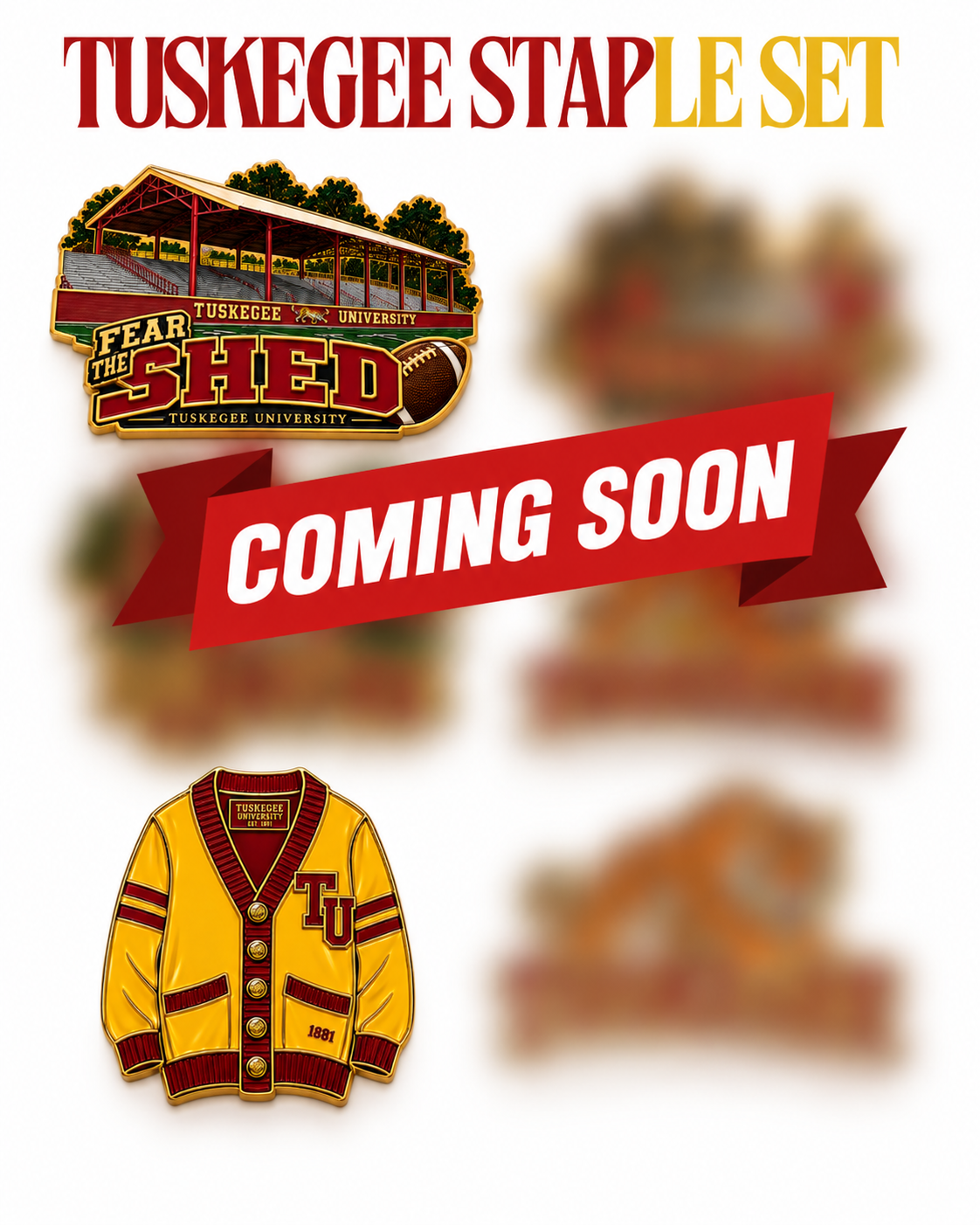 Tuskegee Staple Pin Set