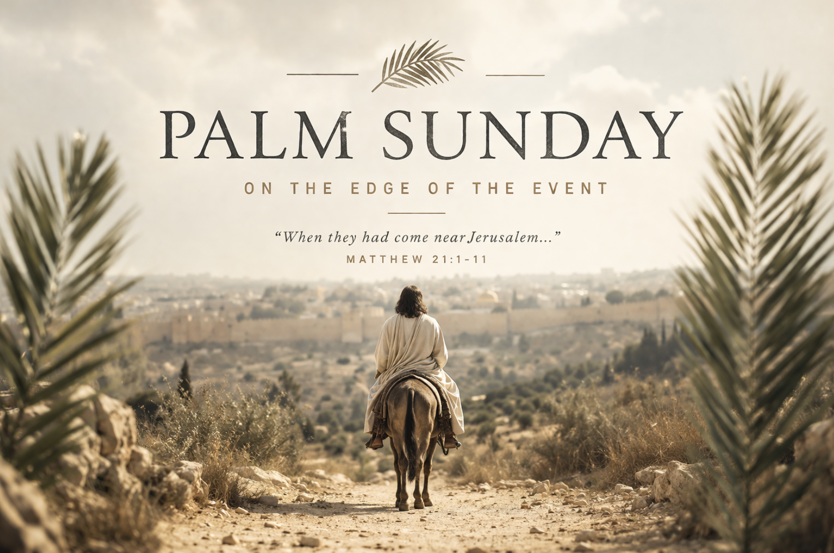 Palm Sunday 2026: Year A - On the Edge of the Event - Matthew 21:1-11