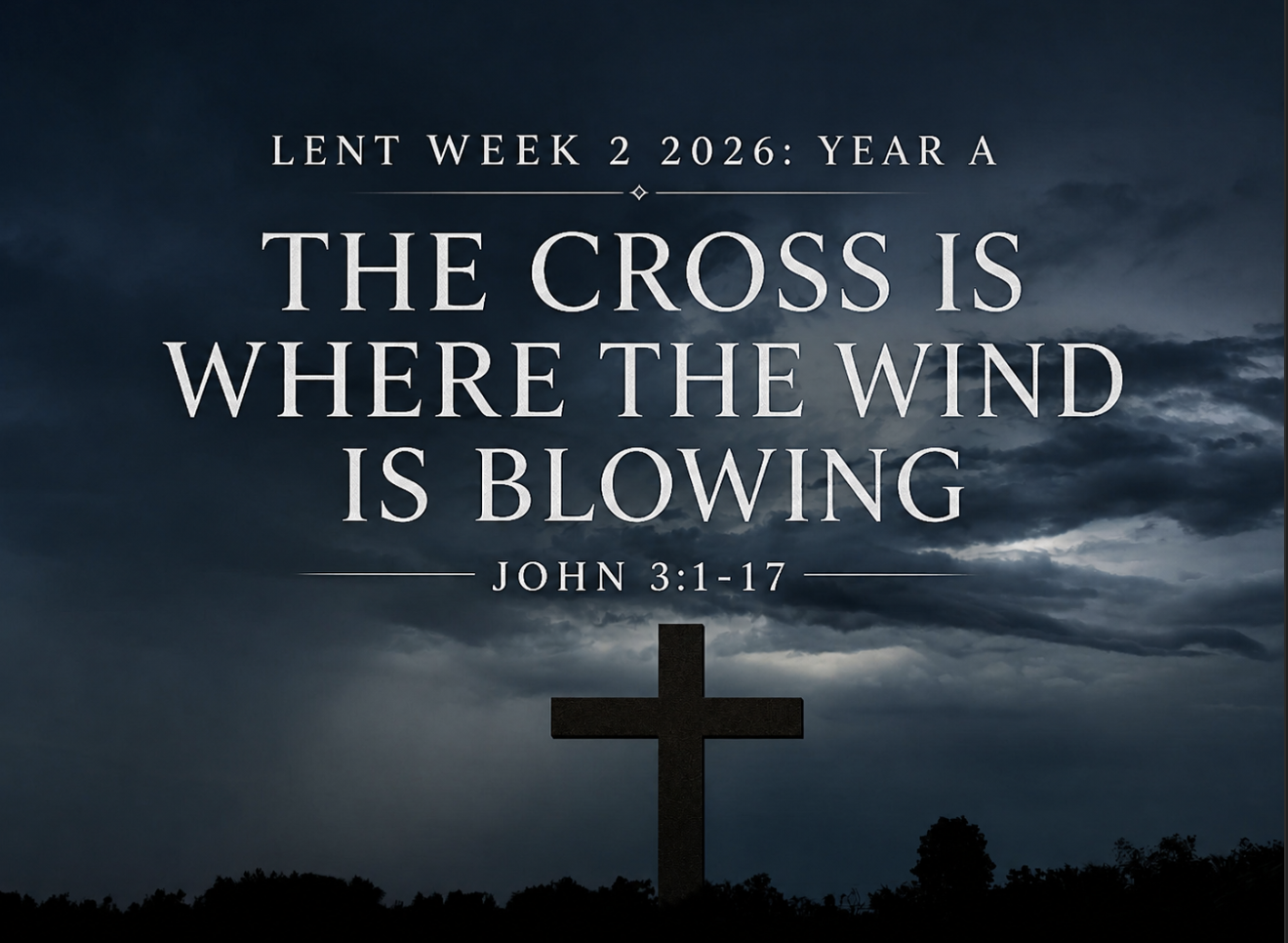 Lent Week 2 2026: Year A - The Cross is Where the Wind is Blowing - John 3:1-17