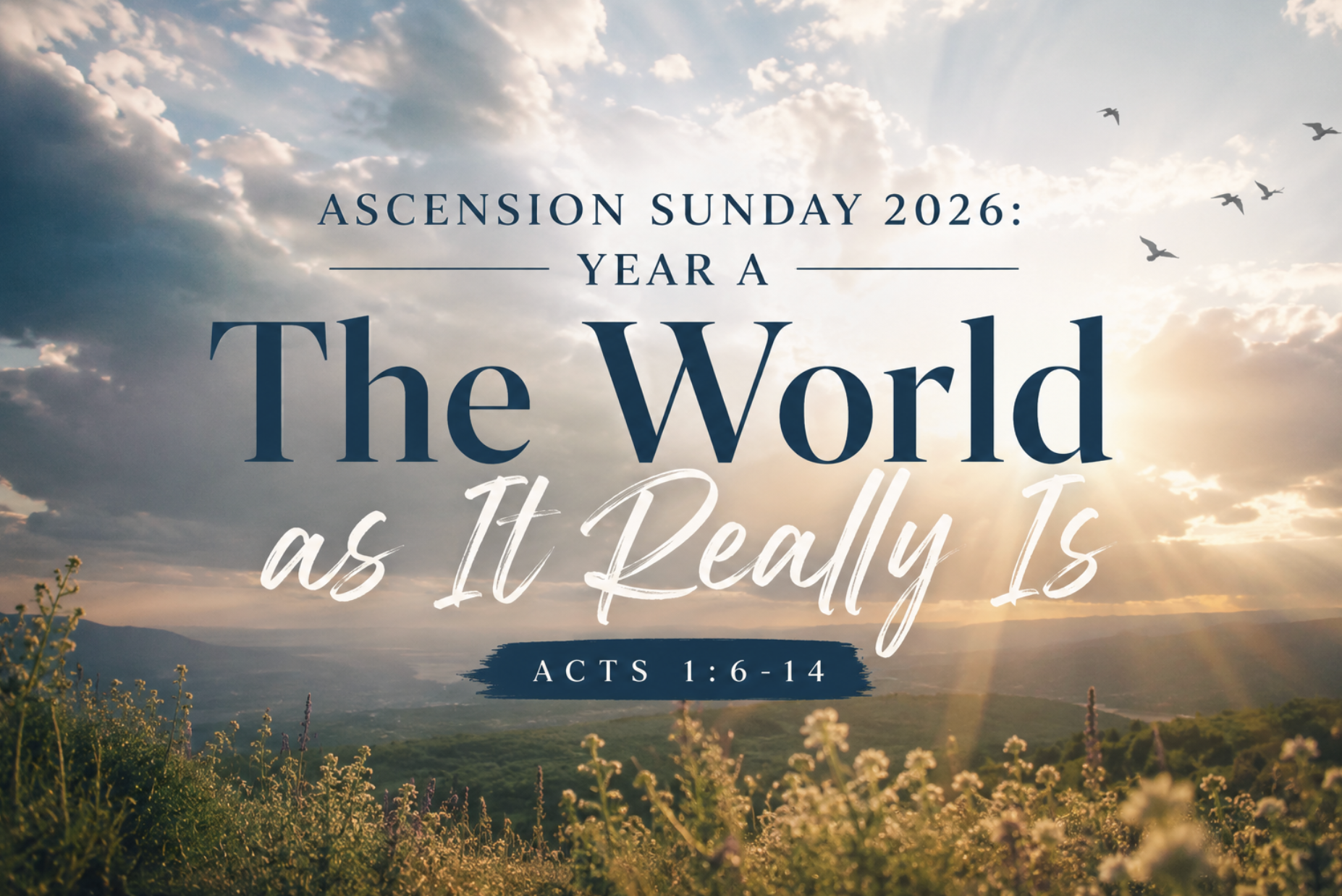 Seventh Sunday of Easter, Ascension Sunday 2026: Year A – The World as It Really Is – Acts 1:6-14