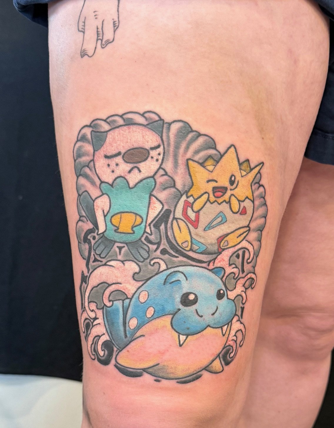 Neo Trad Pokemon tattoo