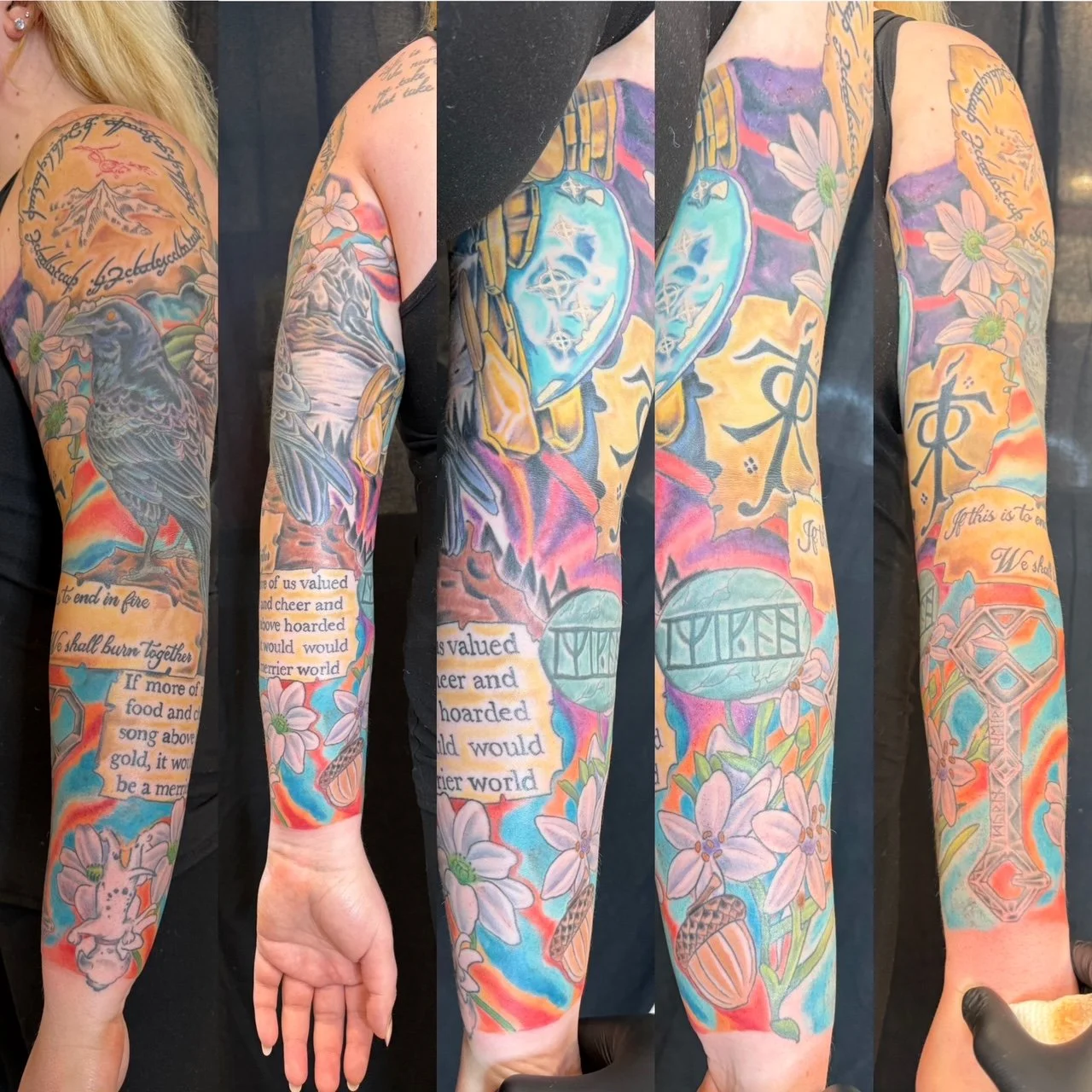 Lord of the Rings sleeve in full color.
