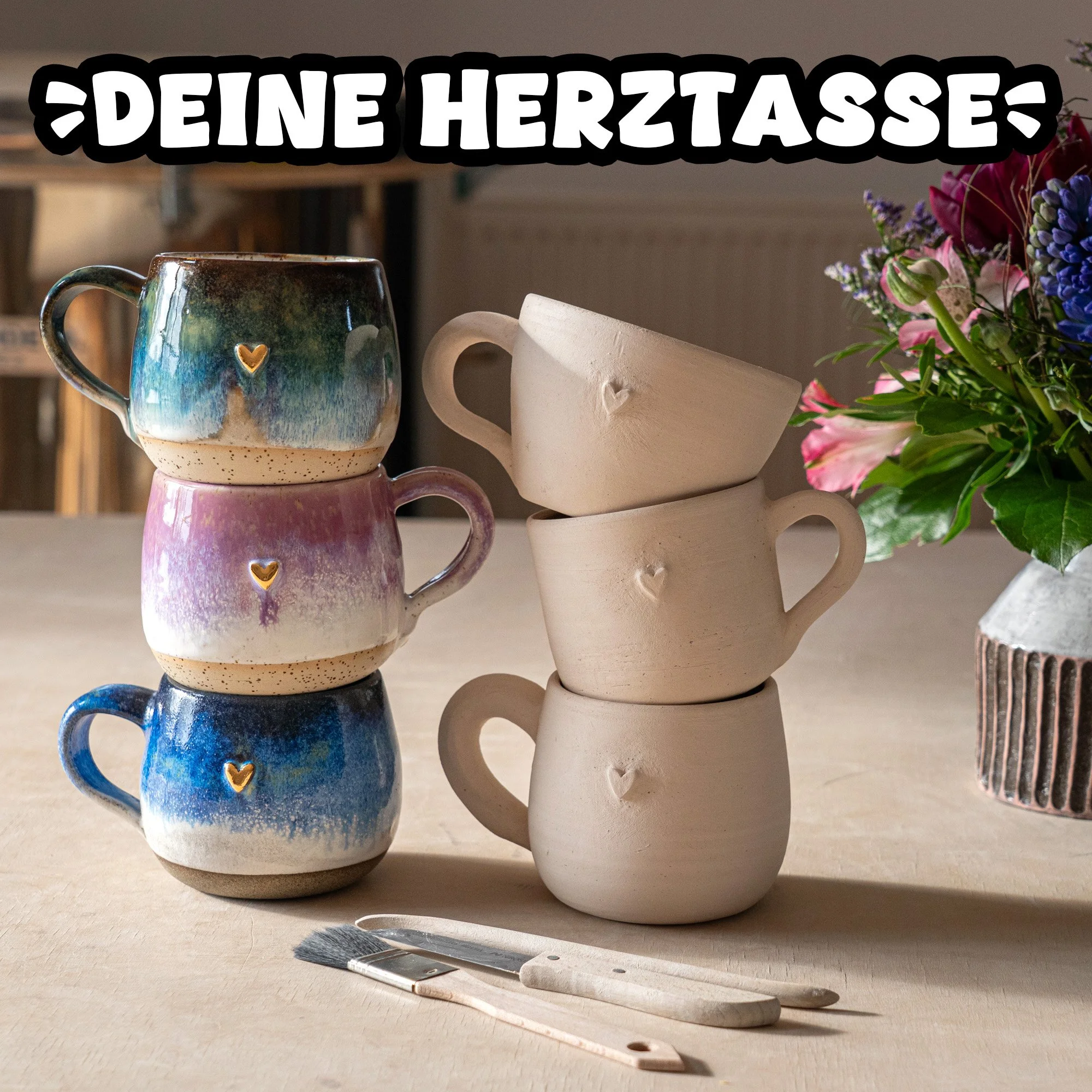 Deine Herztasse (Aufbaukurs) | 03.03. 18:00–20:30