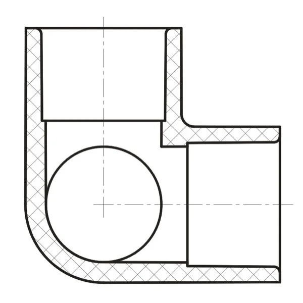 Side Outlet Ell (SOC × SOC × SOC)
