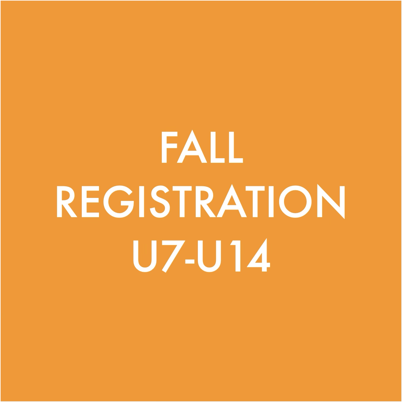 Fall 2025 Registration Window CLOSES for U7 - U14 in GotSport