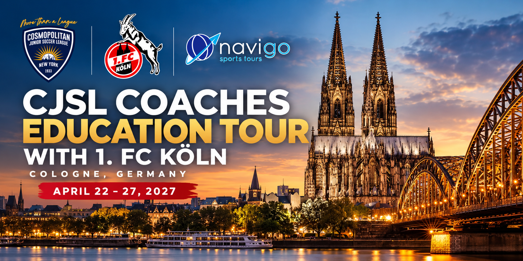 CJSL GOES GLOBAL Coaches Education Tour with 1. FC Köln