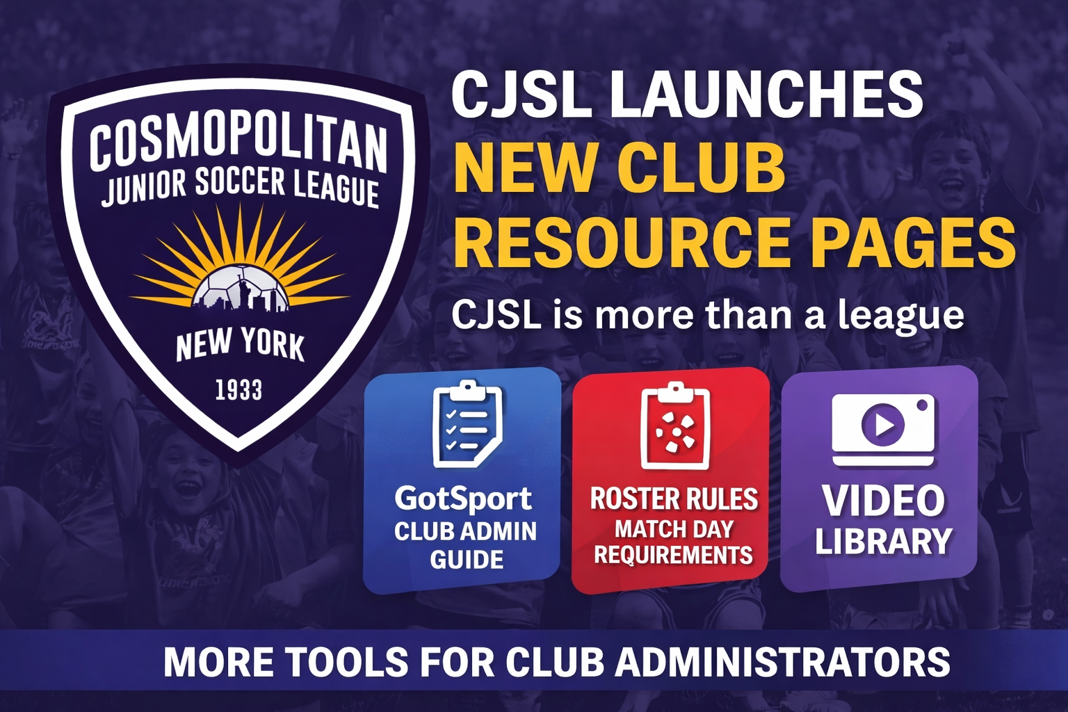 CJSL Launches New Club Resource Pages