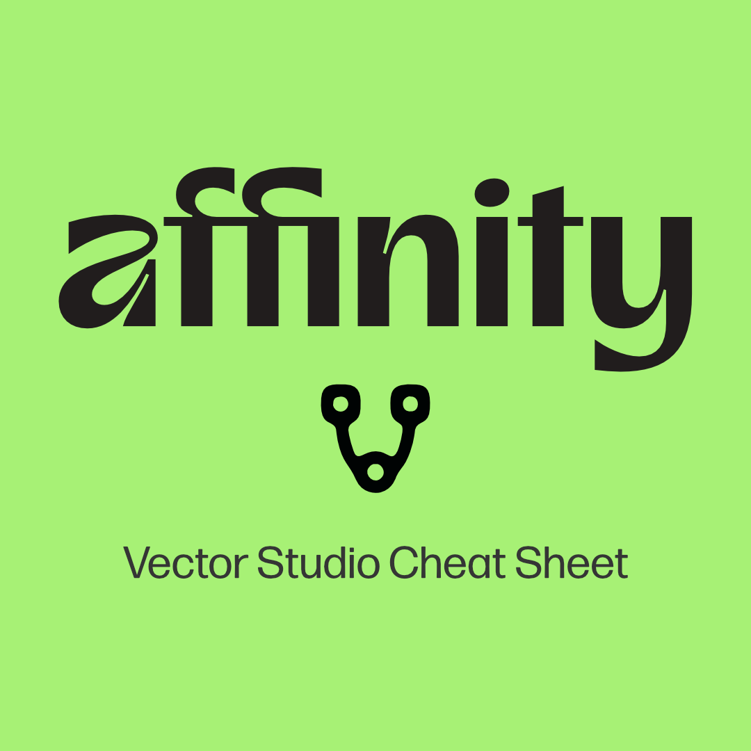 Are you new to Affinity? You need these cheat sheets