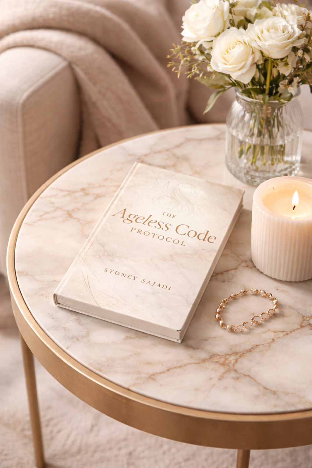 Luxury abstract image representing the Ageless Code Protocol and a systems-based approach to women’s aging