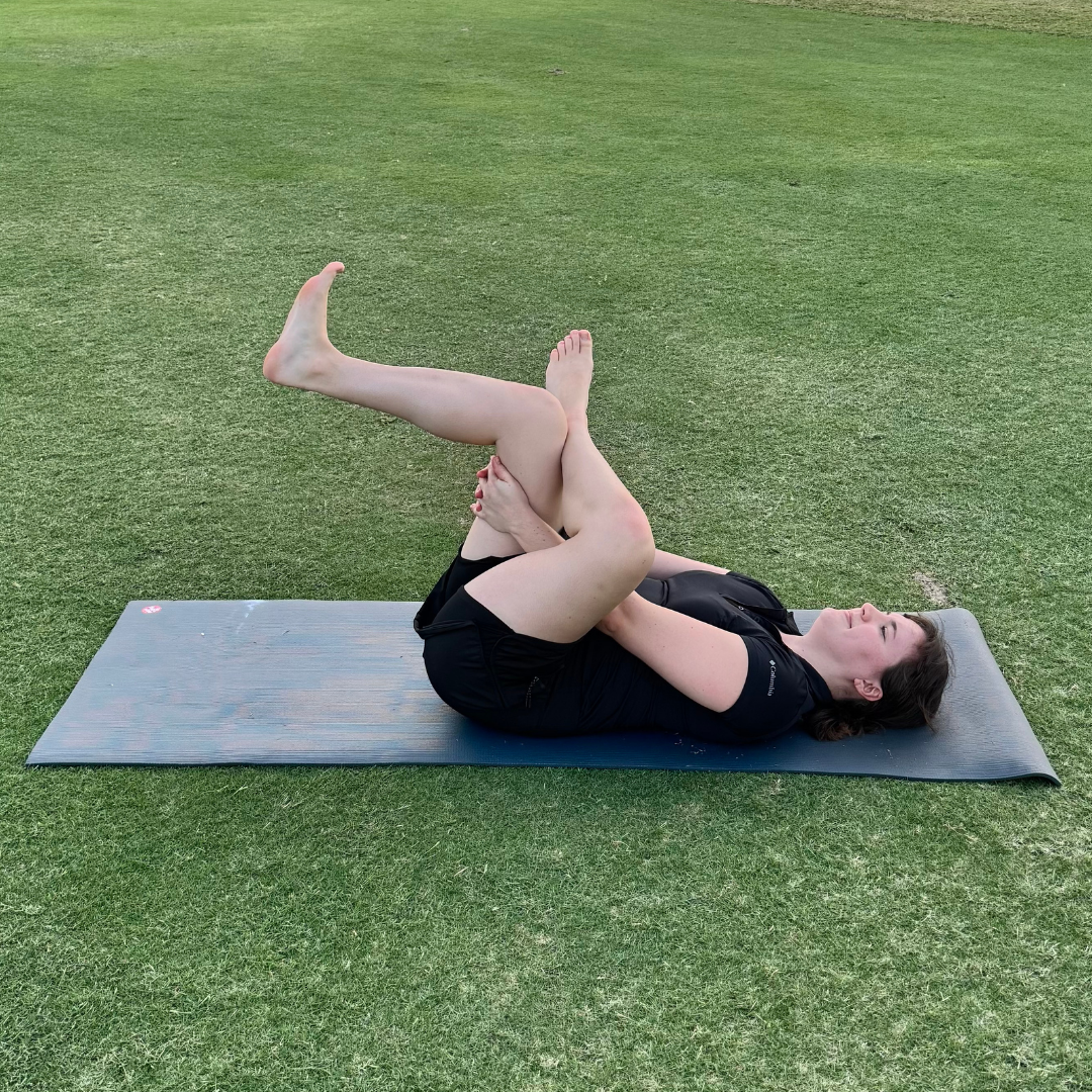 Reclined Pigeon Pose Yoga for Golfers