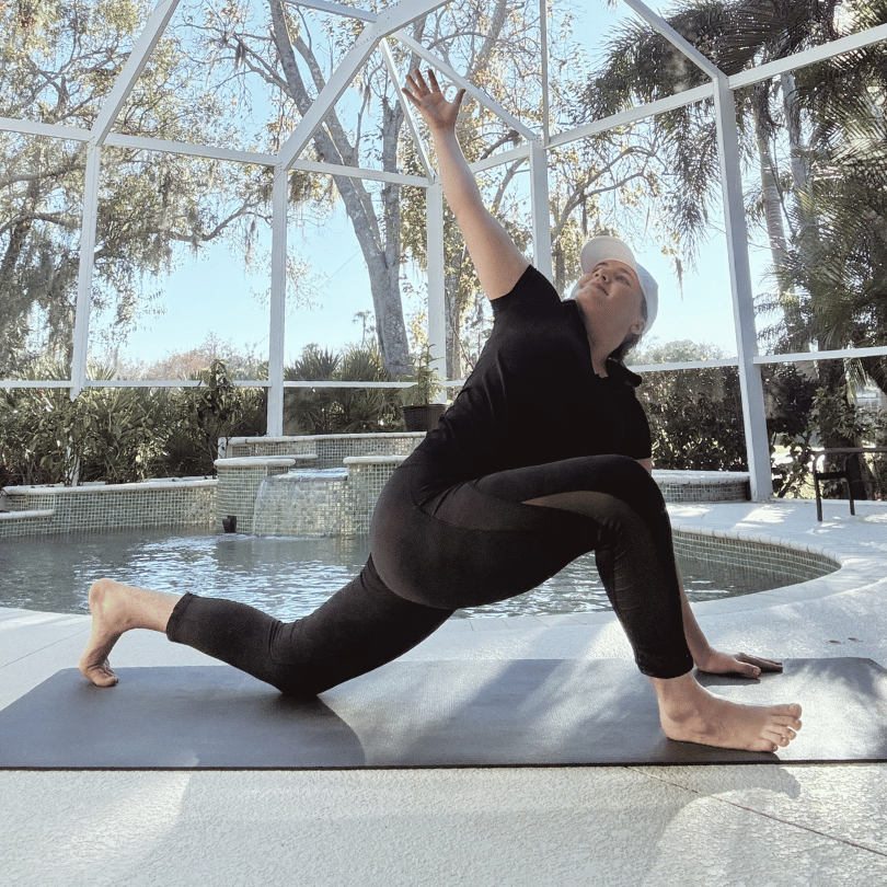 Lizard Lunge + Twist