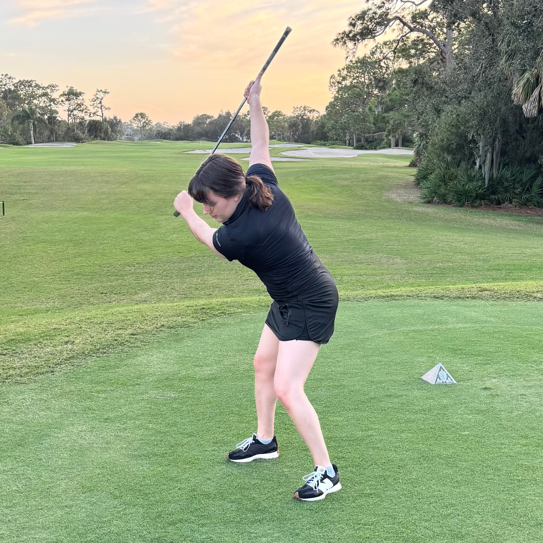 Dynamic Golf Swing Warm Up Stretch with Golf Club