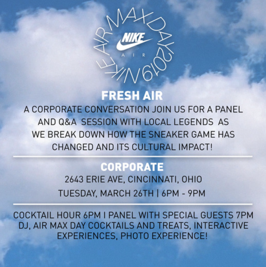 Nike Air Max Day – “Fresh Air” Corporate Activation