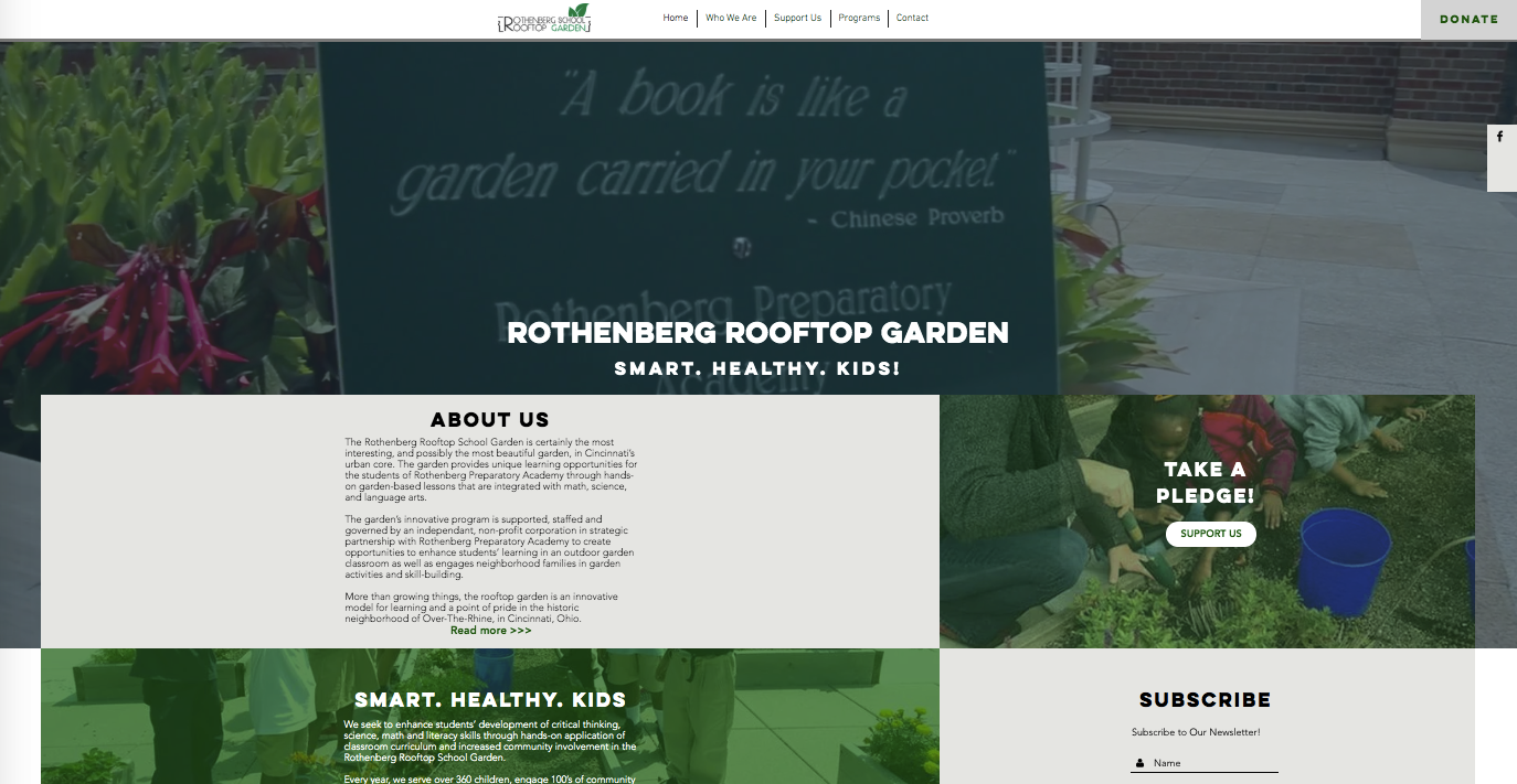 Light Up Rothenberg – Nonprofit Web Design and Event Management