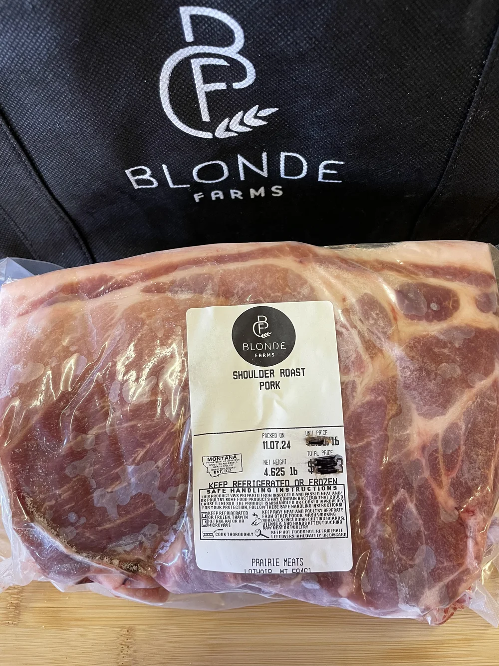 Pork Shoulder Roast — Blonde Farms of Montana - Main Image