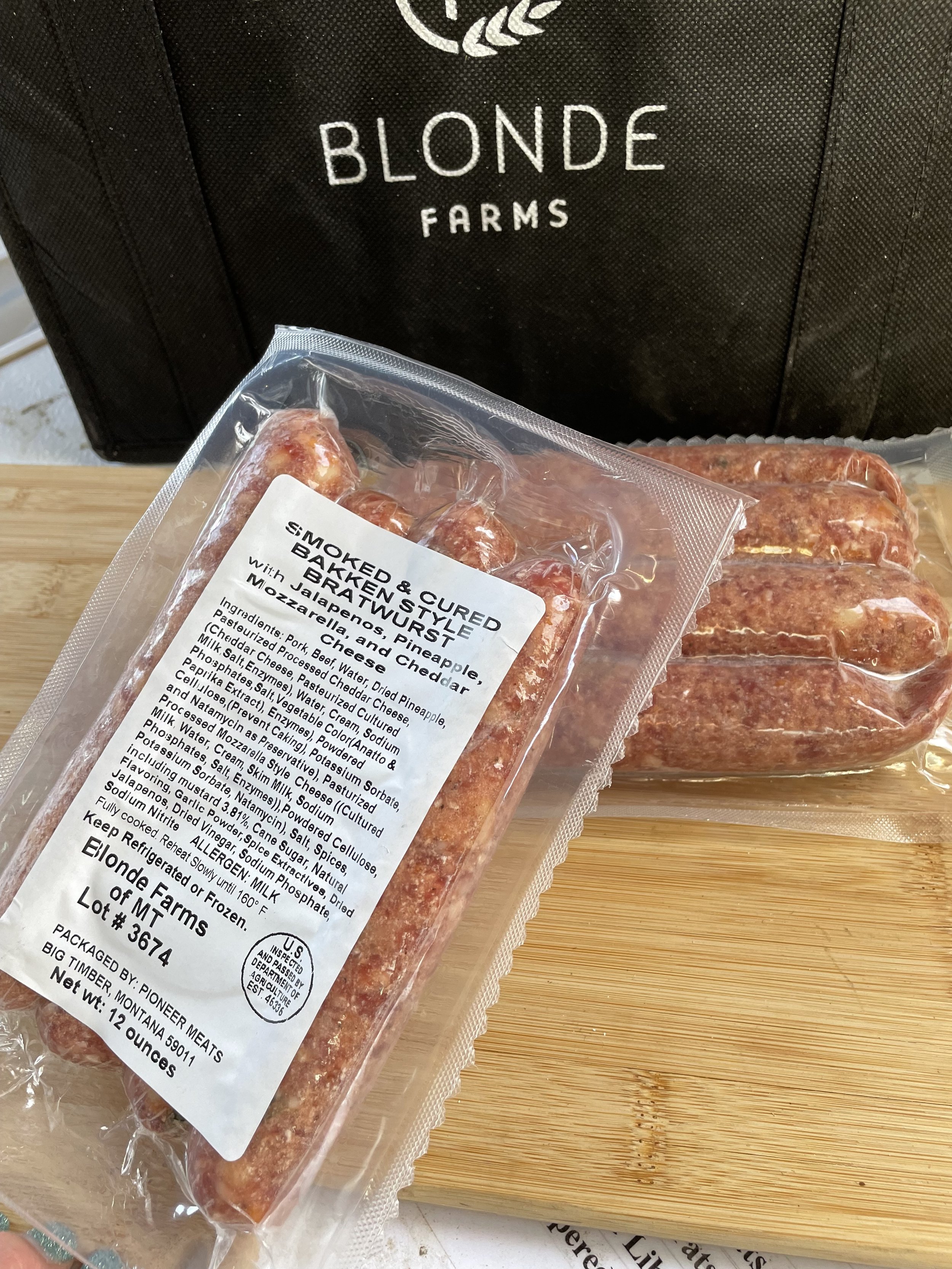 Smoked and Cured Bakken Style Bratwurst