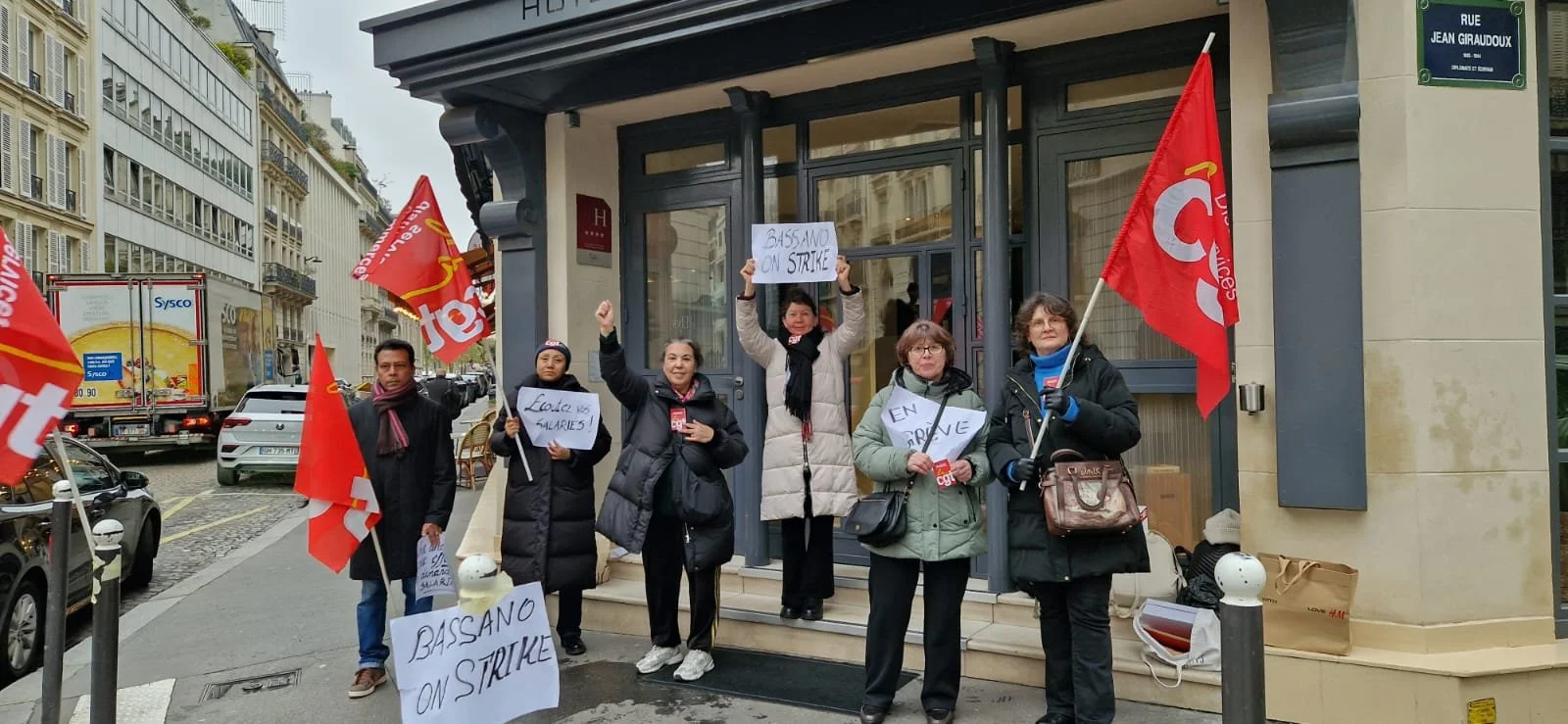 C'est gagné pour les grévistes du Bassano Hôtel ! 