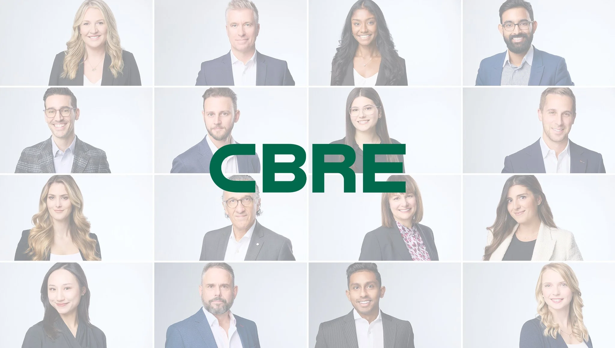 Company Headshots and Group Photos for CBRE