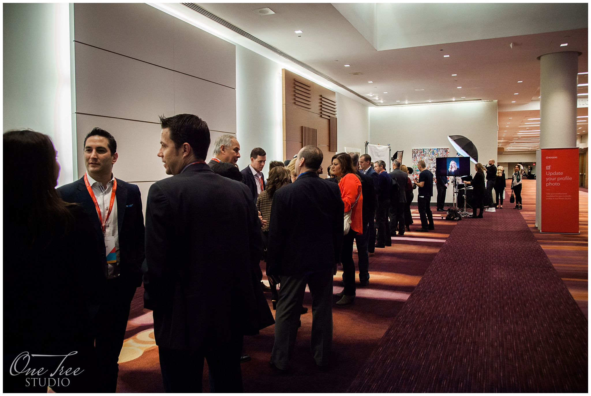 High Volume Executive Headshots | Rogers Communications | One Tree Studio Inc. | Metro Toronto Convention Centre