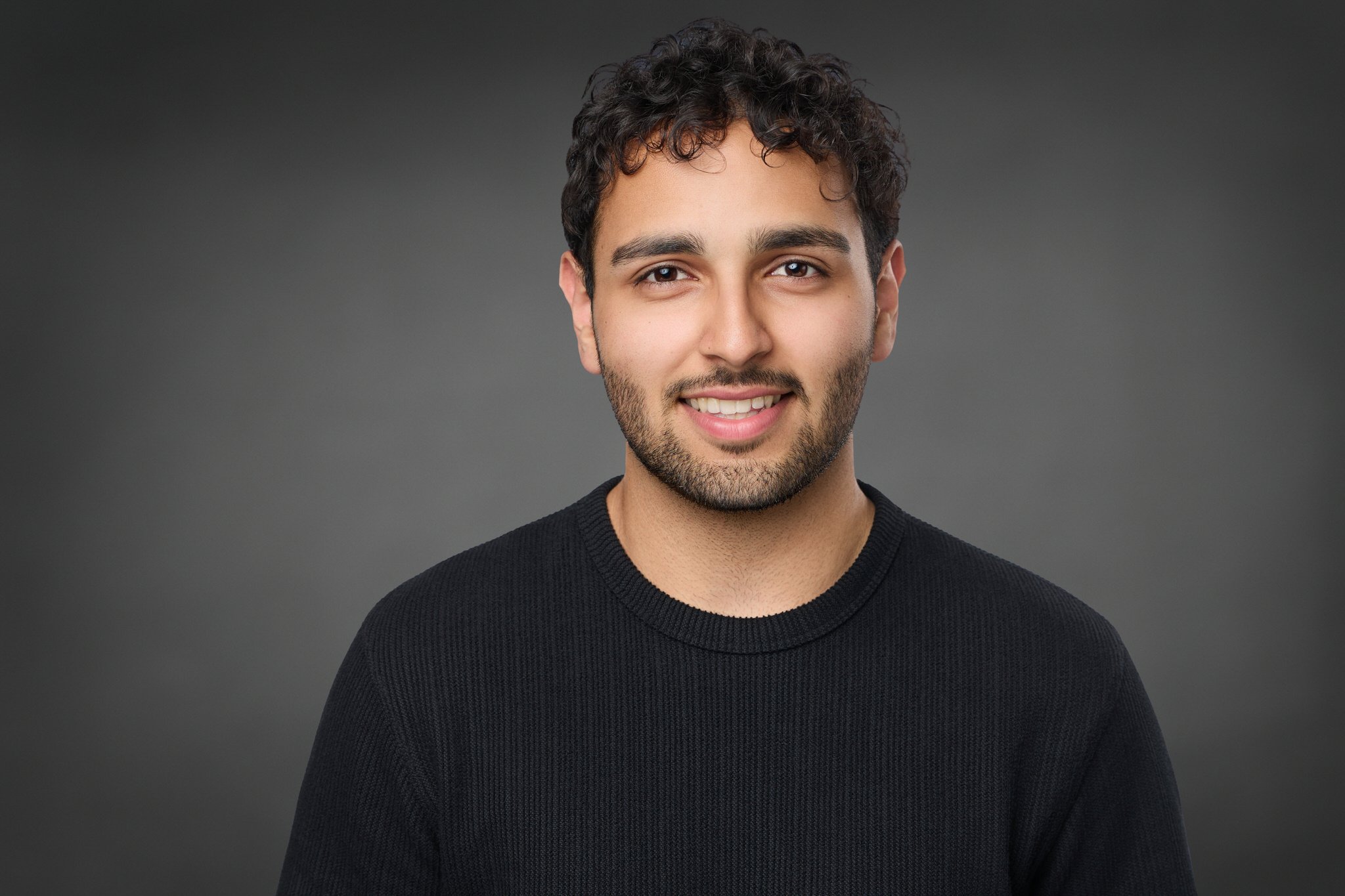 Polished professional headshot from an on-location IBM team session