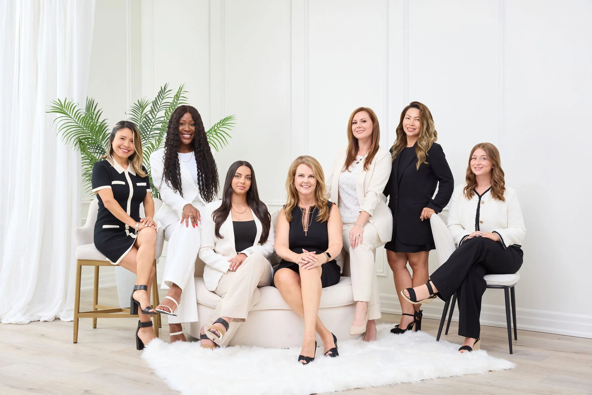 Modern team company photo for branding