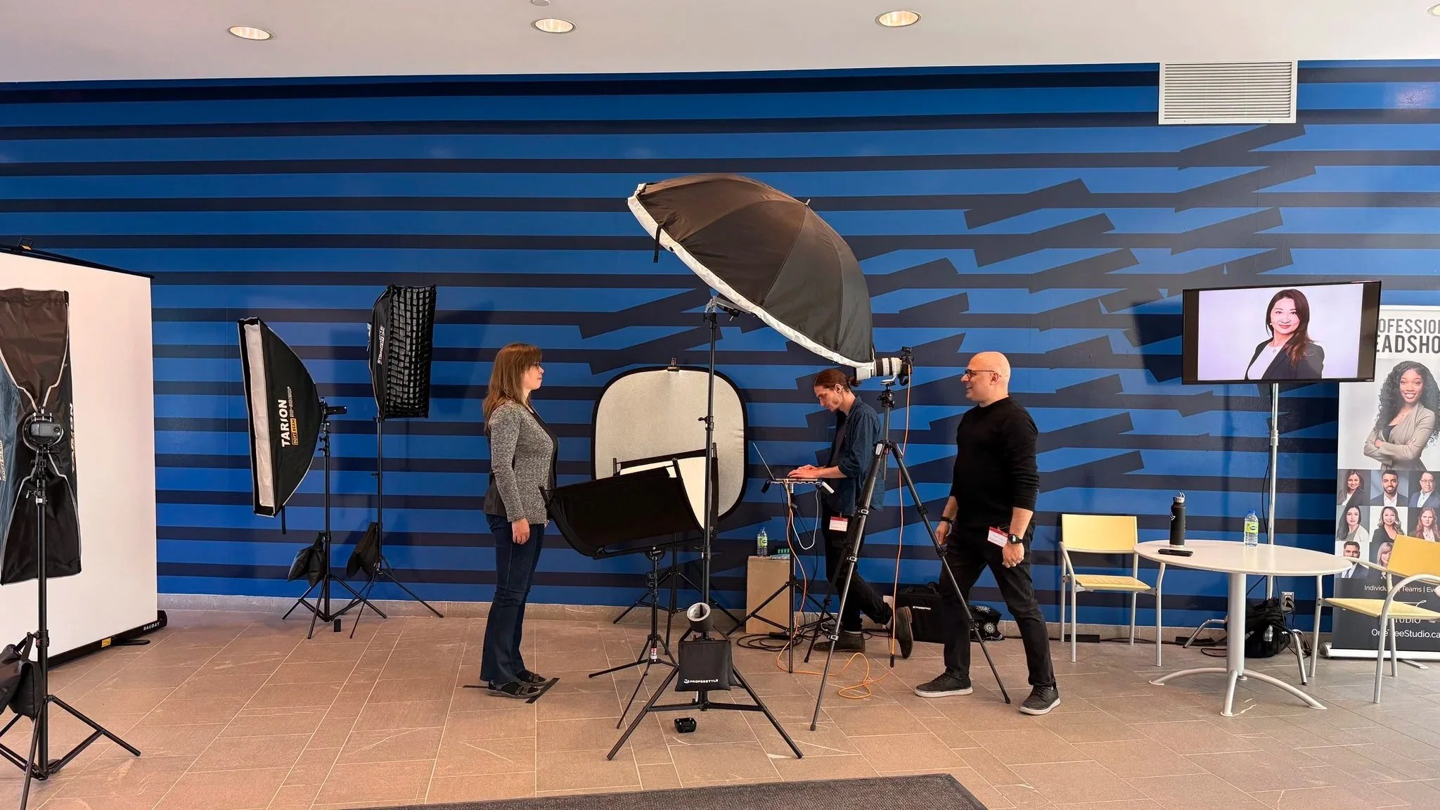 High-quality employee headshots photographed for IBM Canada as a valuable and lasting employee engagement benefit.