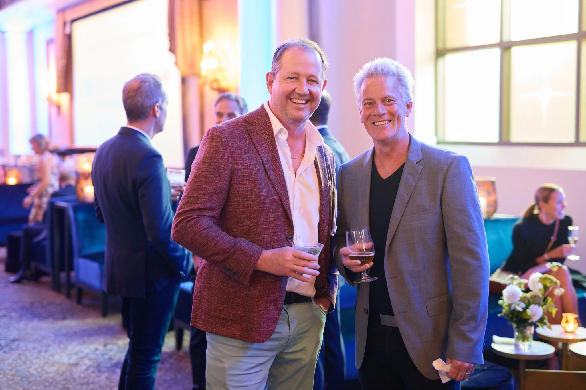 Guests enjoying a professionally photographed corporate event