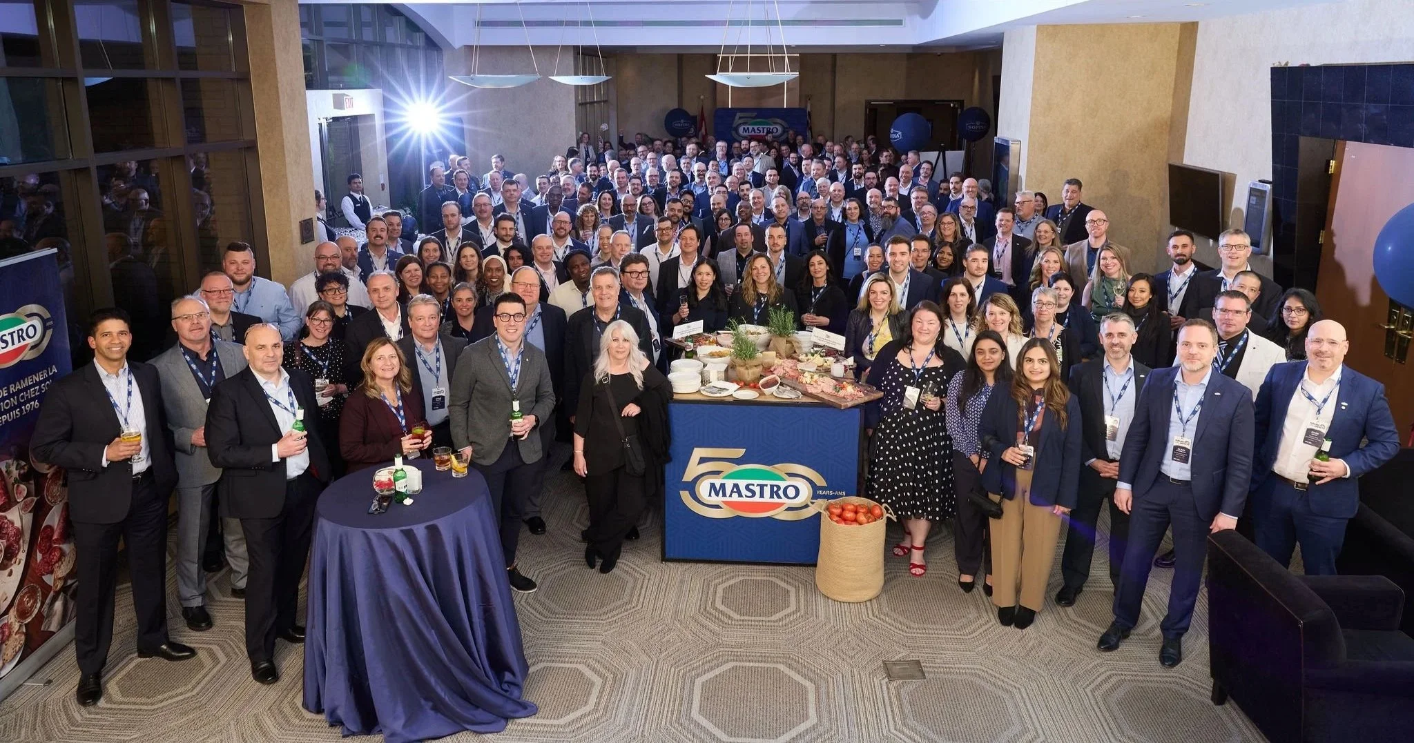 Corporate conference group photography for Sofina Foods' NOCC 2026 event at White Oaks Resort Niagara.